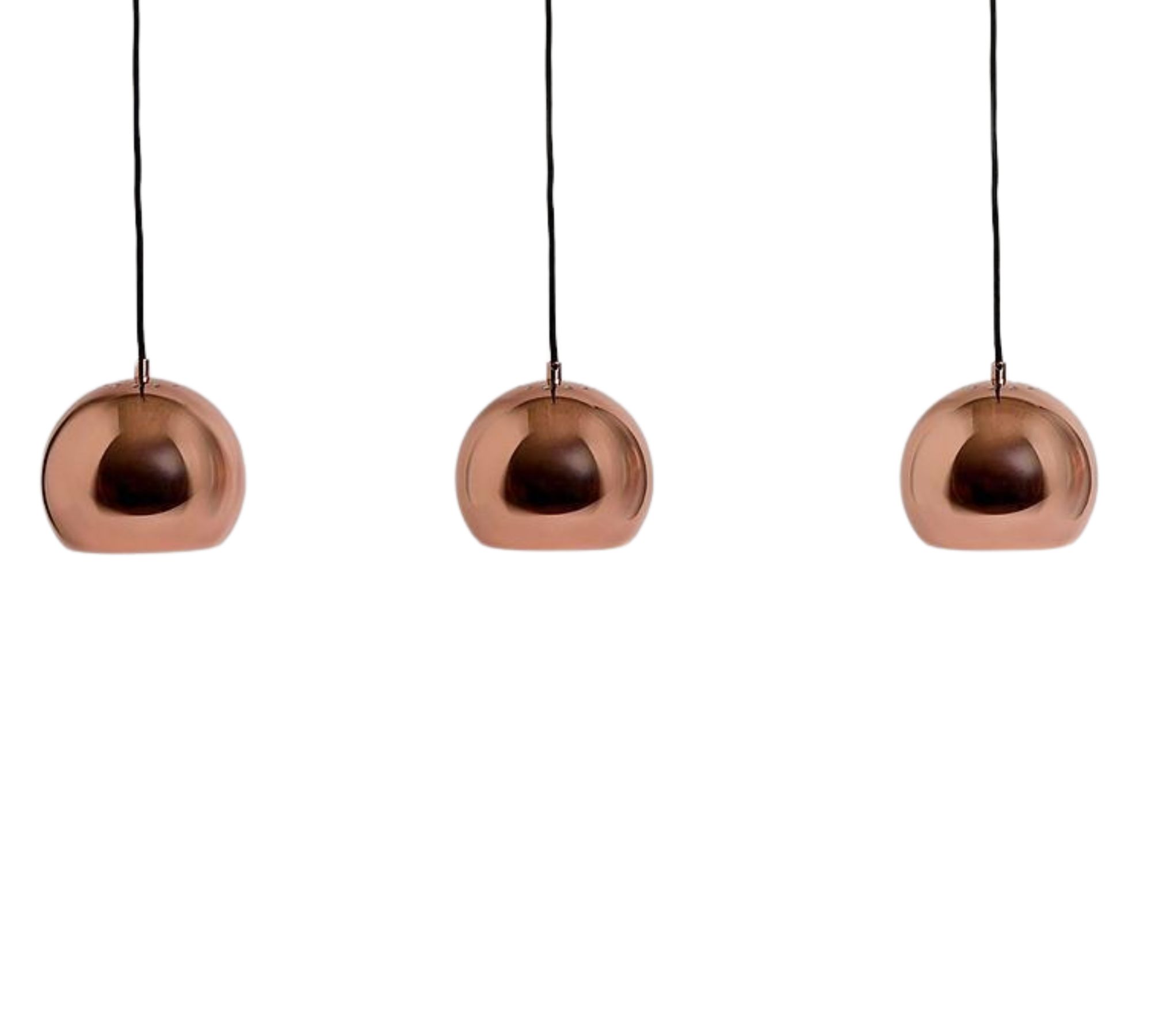 Ball Track Pendelleuchte Kupfer