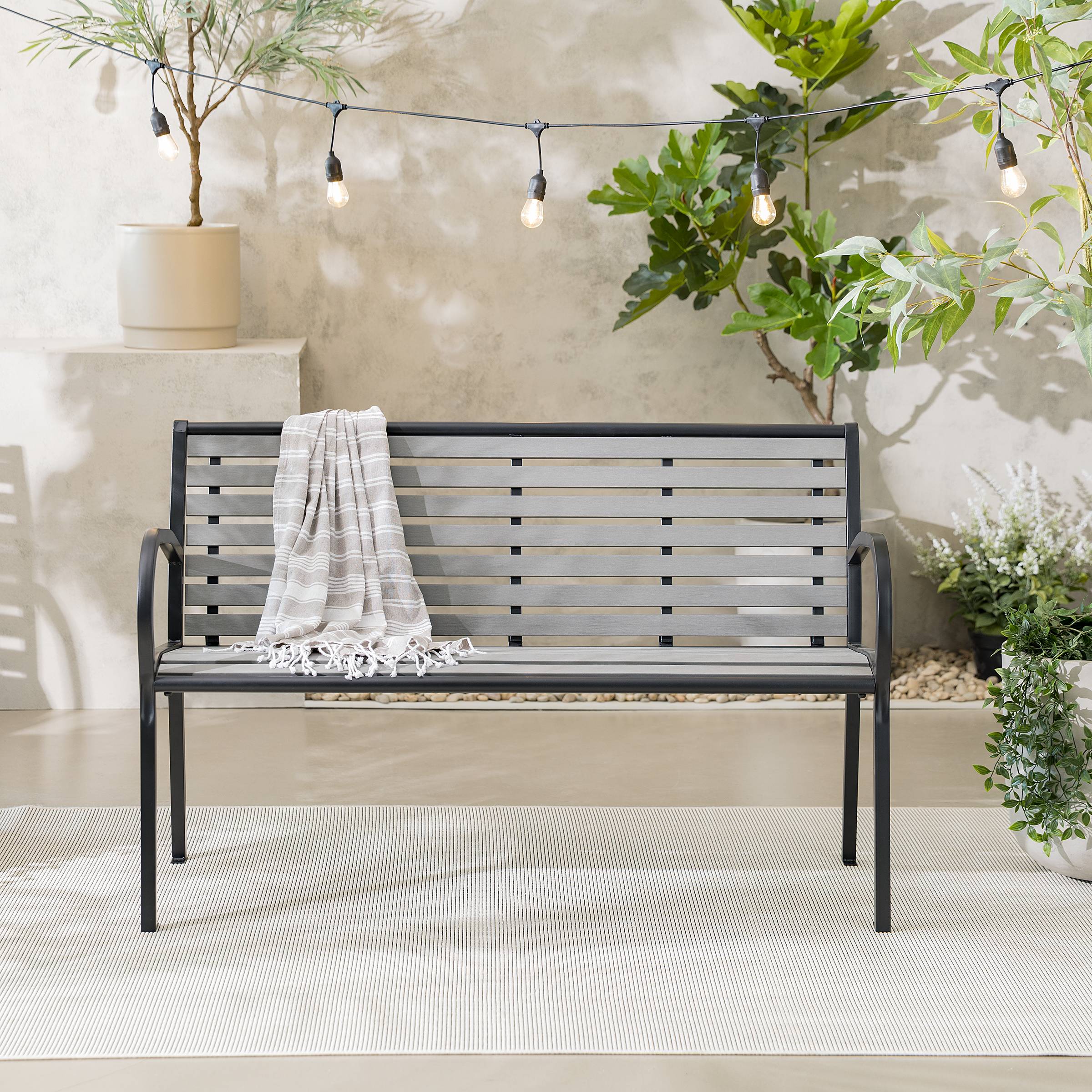 Garden Bench Jimbo Polywood Anthracite