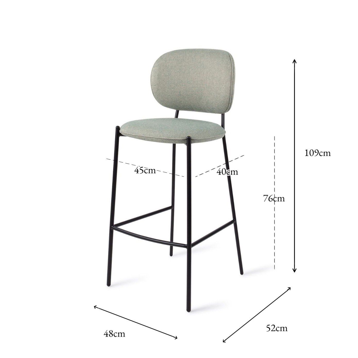 Yoichi Bar Stool Crispy Fern