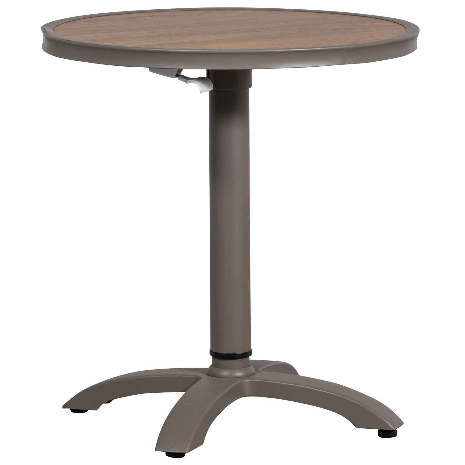 Jeppe Stehtisch Höhenverstellbar Aluminium Braun