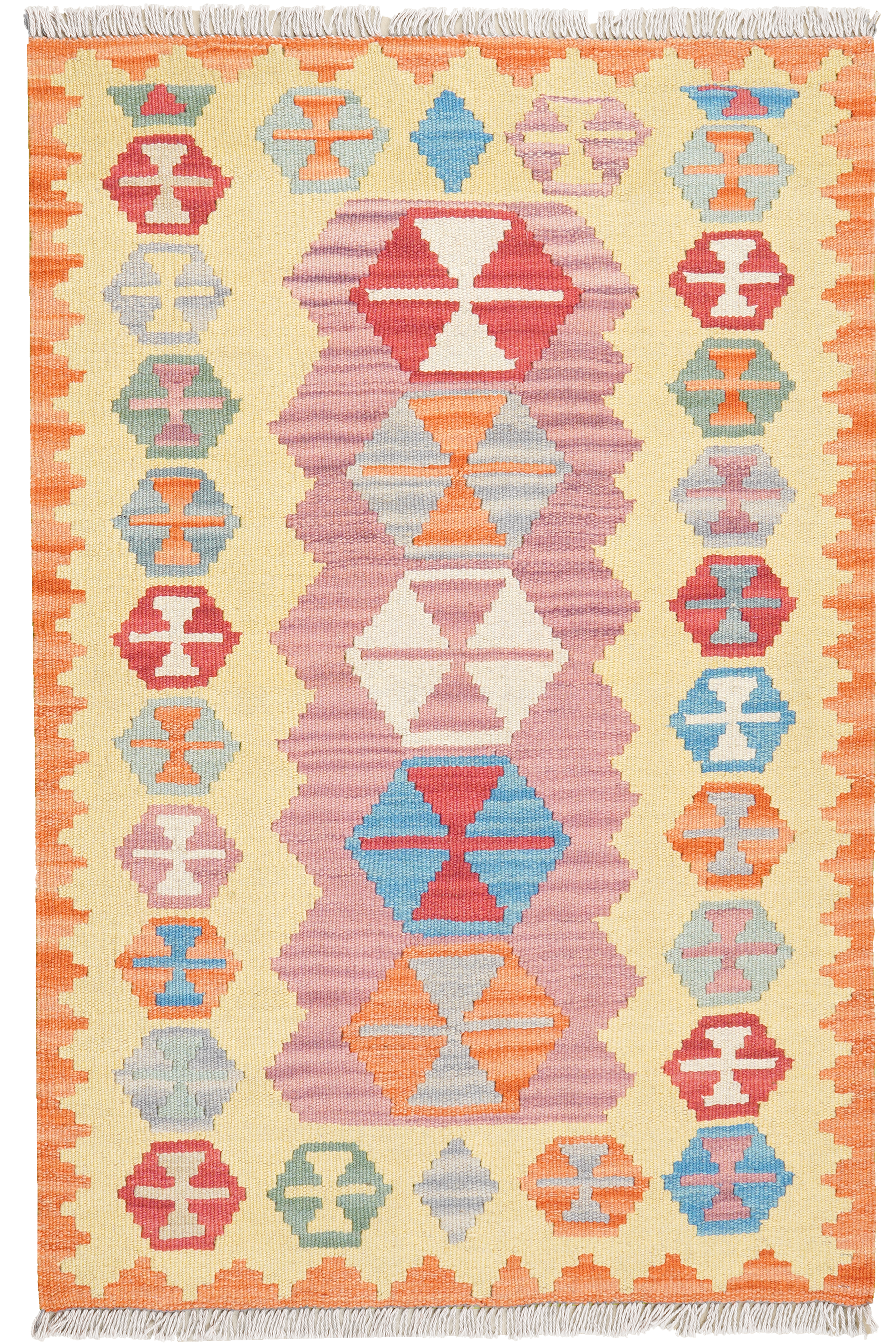 Kilim Gashgai Wool Pink