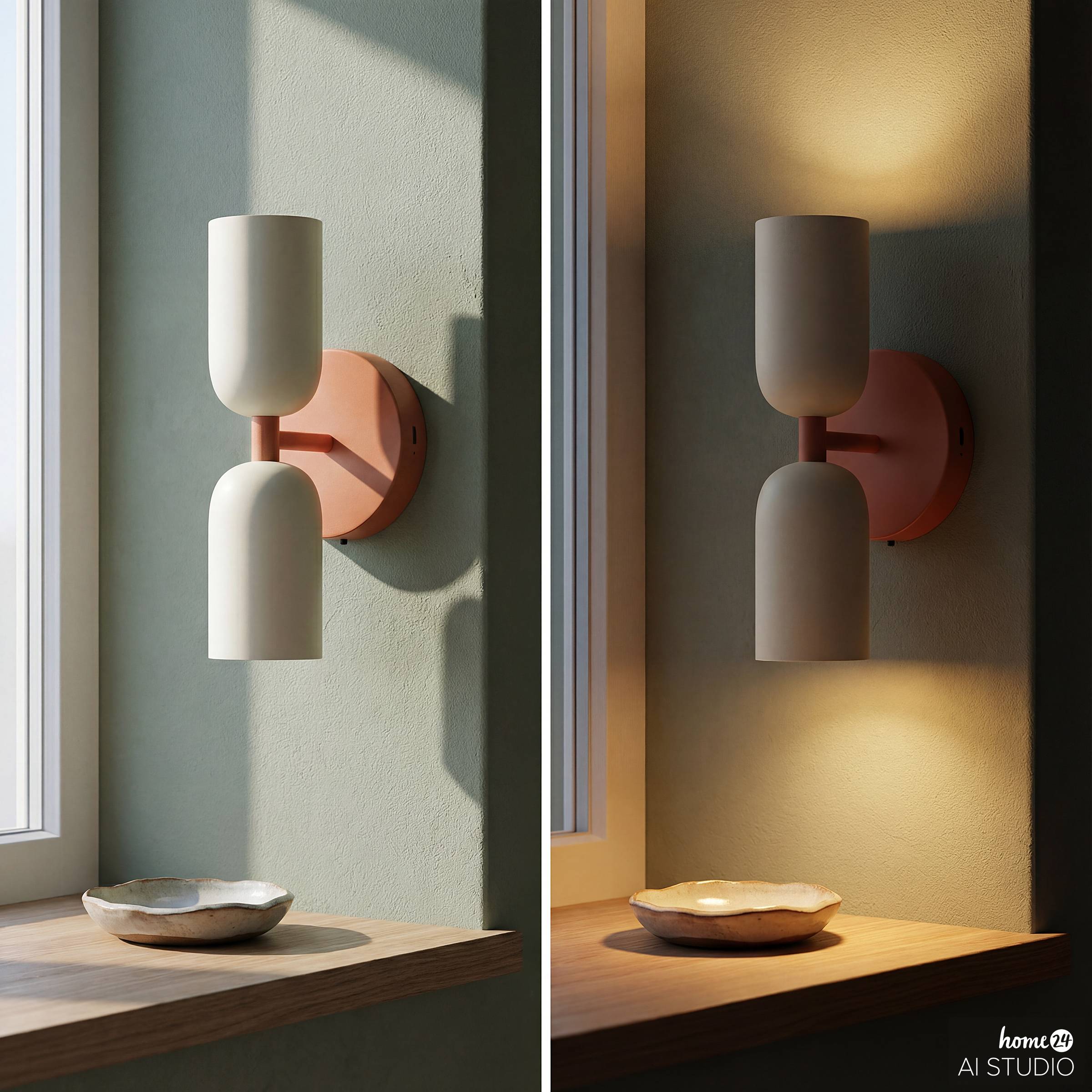 Nimi Akku-Wandleuchte 3-Stufen-Dimmer inkl. Fernbedienung