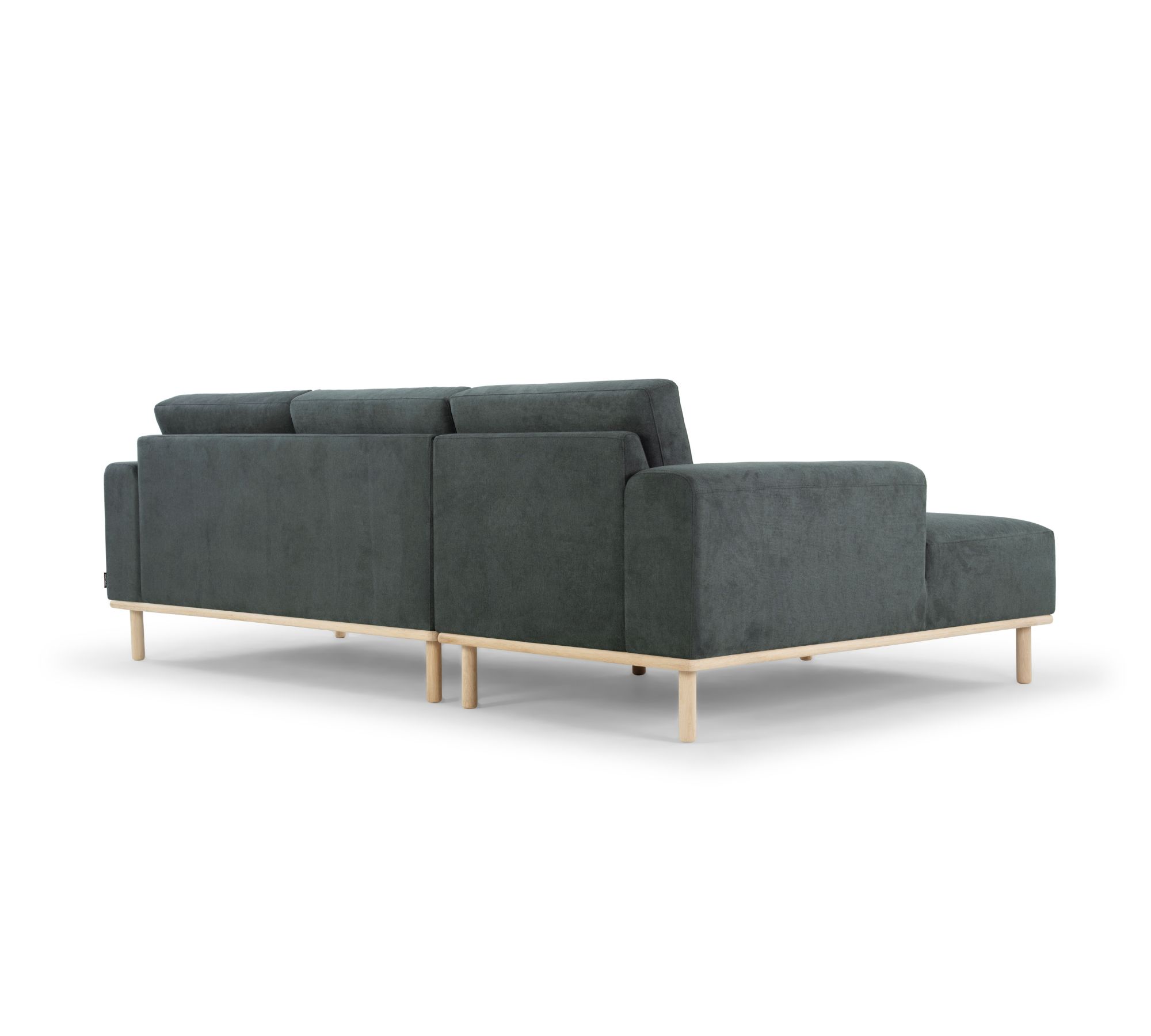 Vilmar Sofa 3-Sitzer Récamiere Links Form Blue Grey