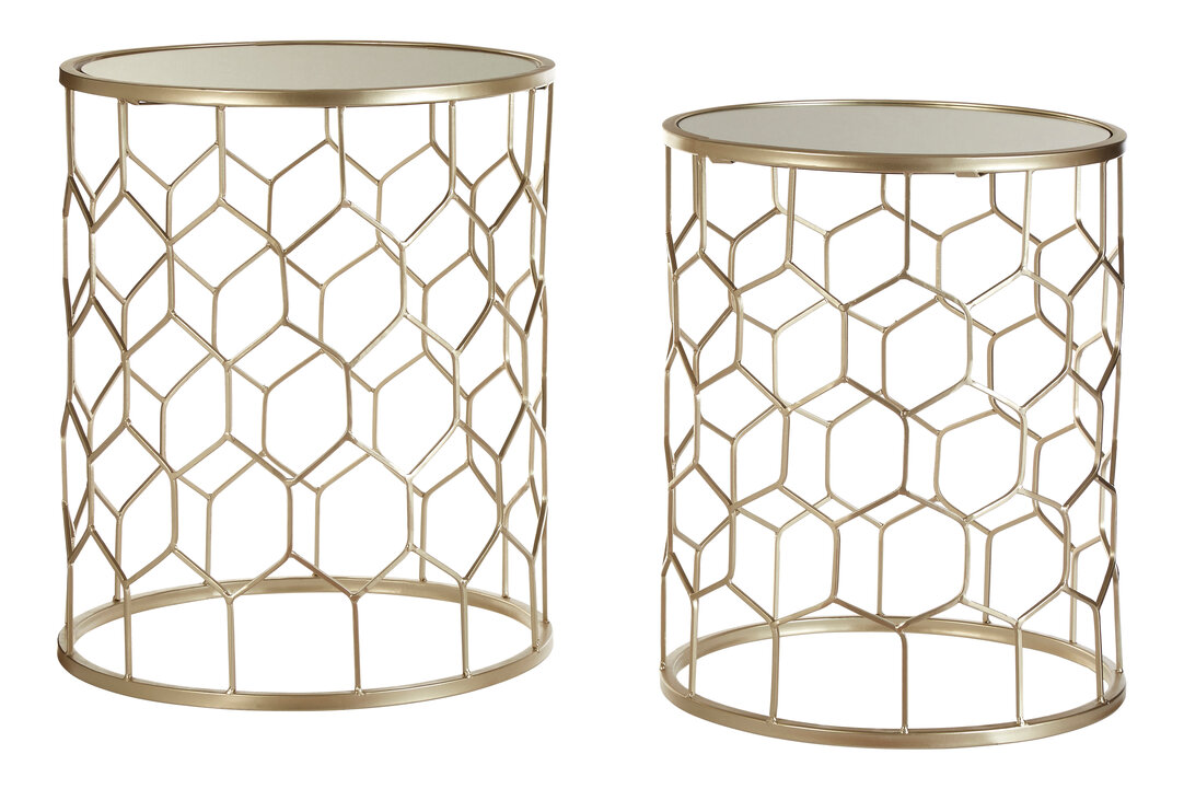 2x Arcana Set Honeycomb Beistelltischen

