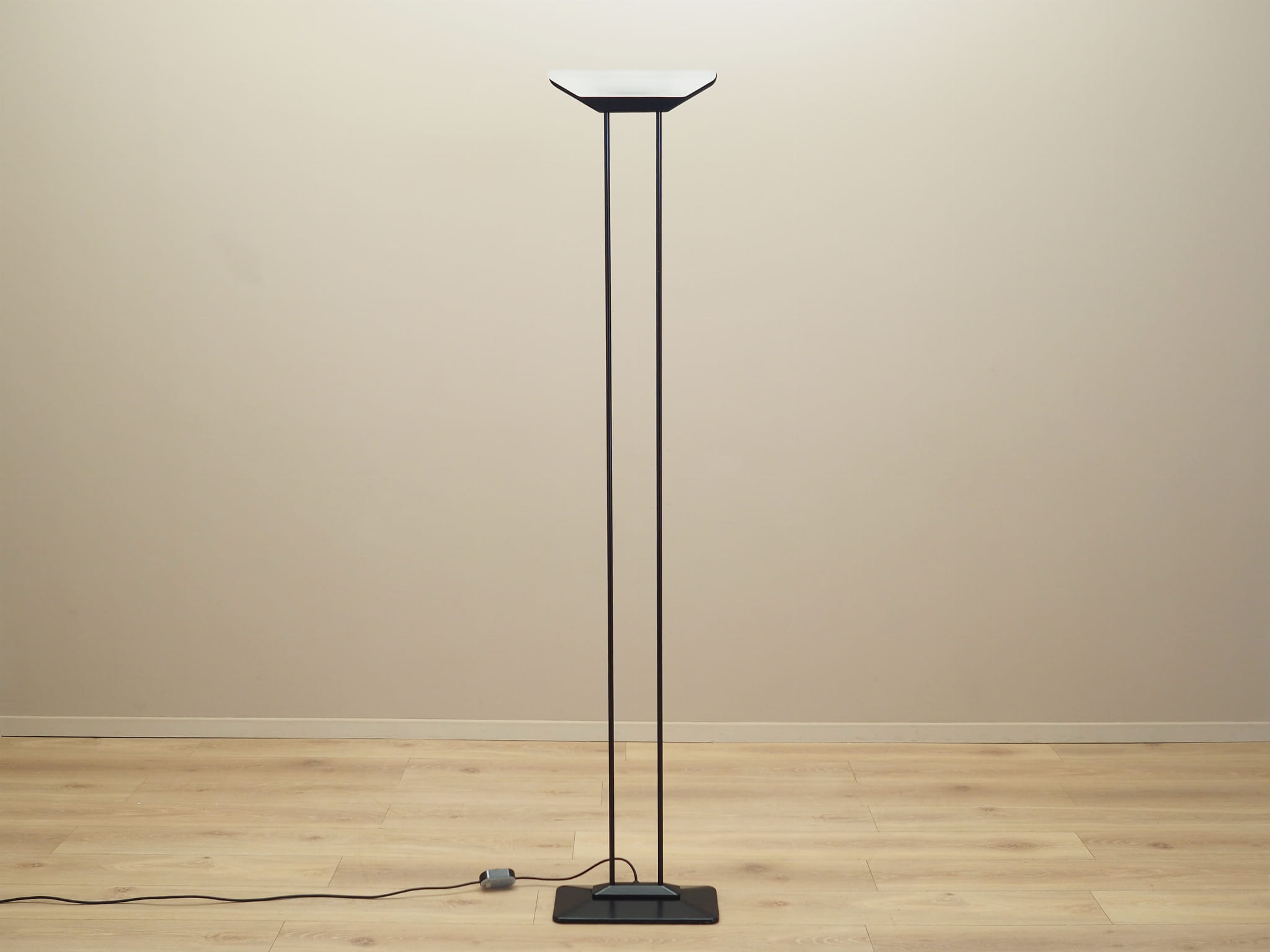 Stehlampe Metall Glas 1970er Jahre