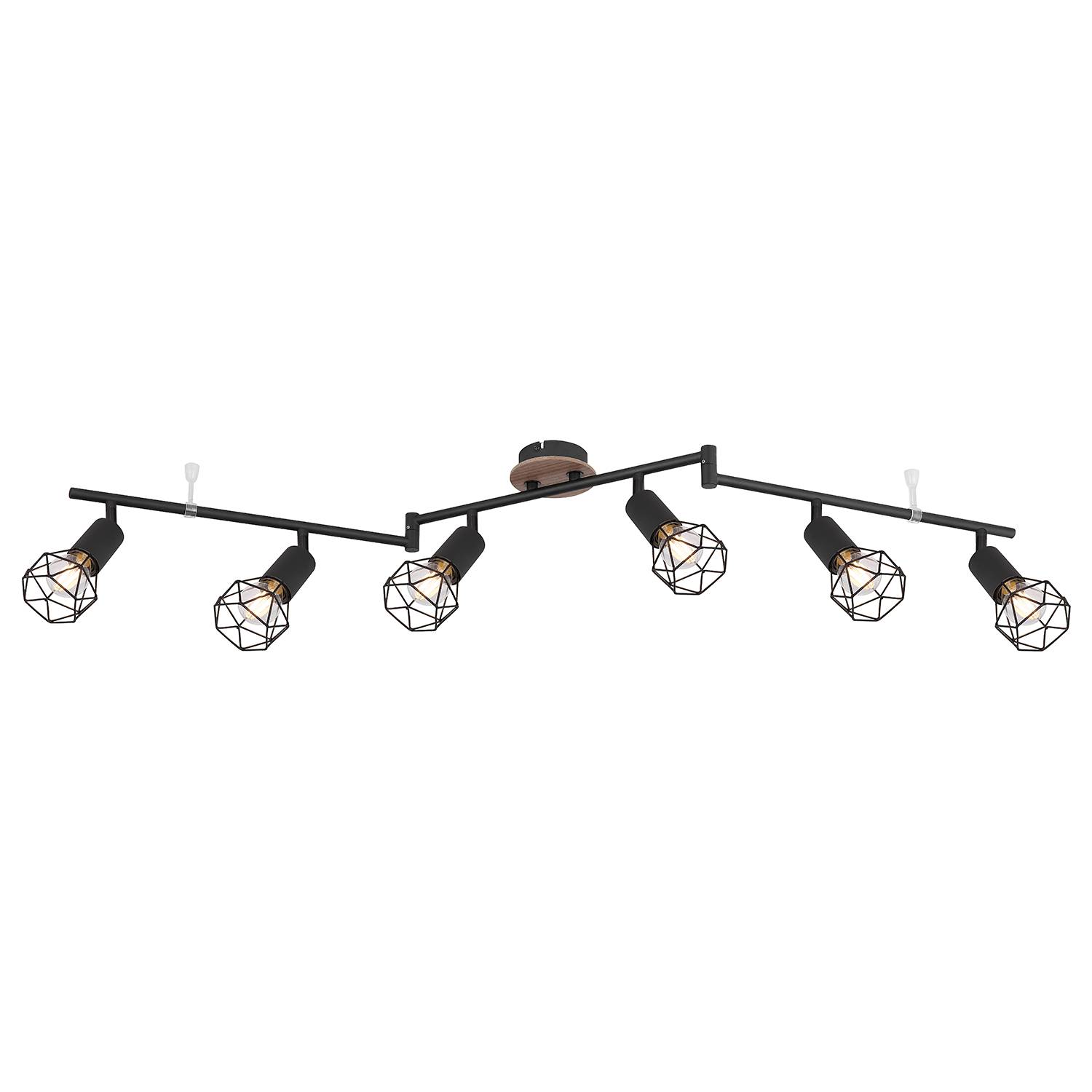 Ceiling light Xara X 6-light iron