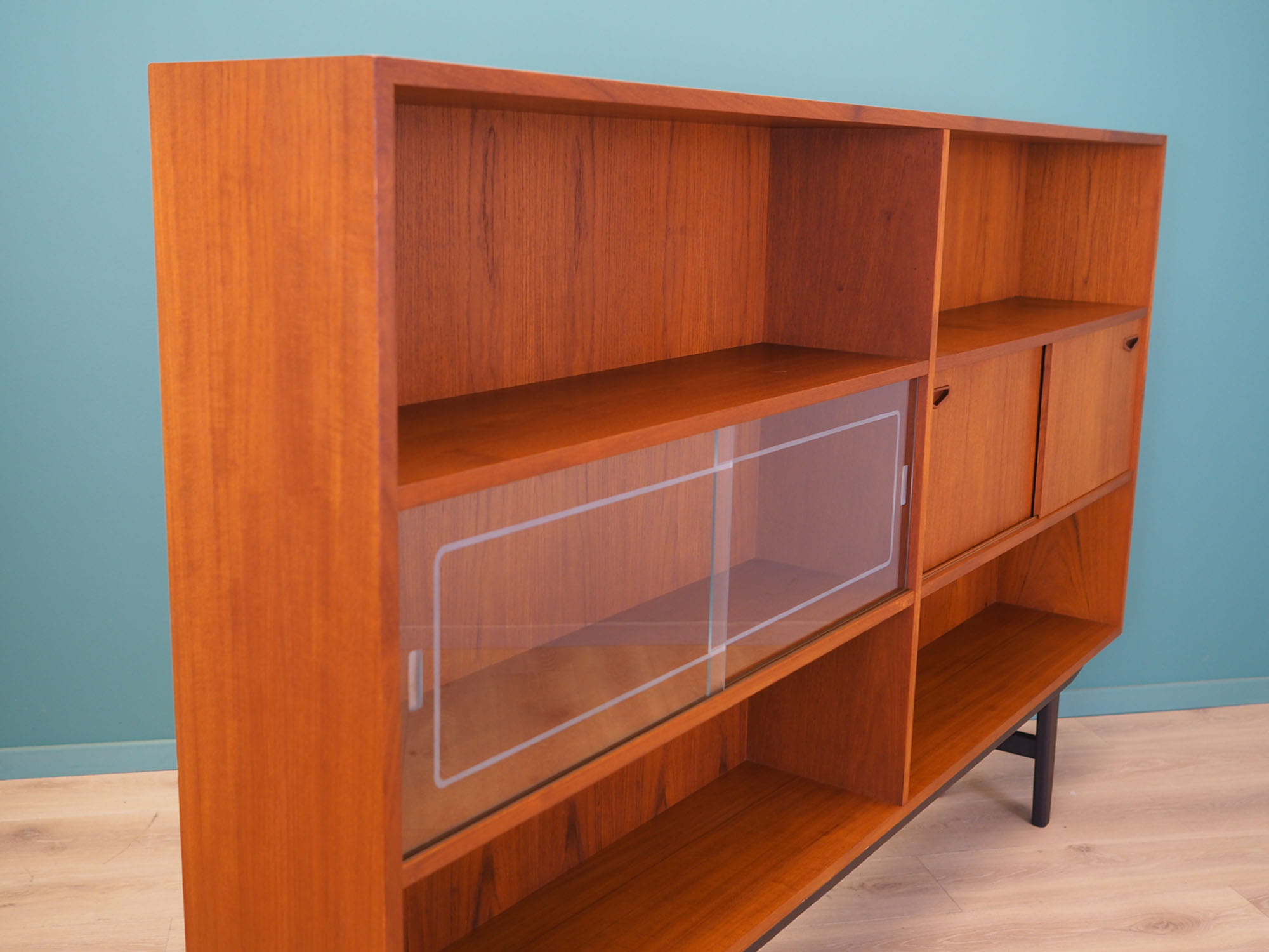 Vintage Bookshelf Teak Brown 1970s