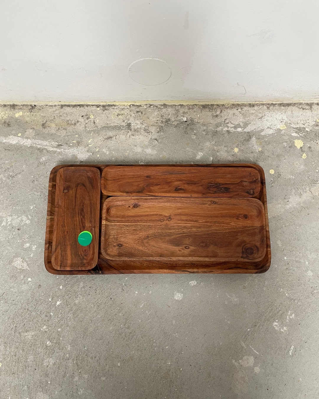 4x Planki Tablett Holz