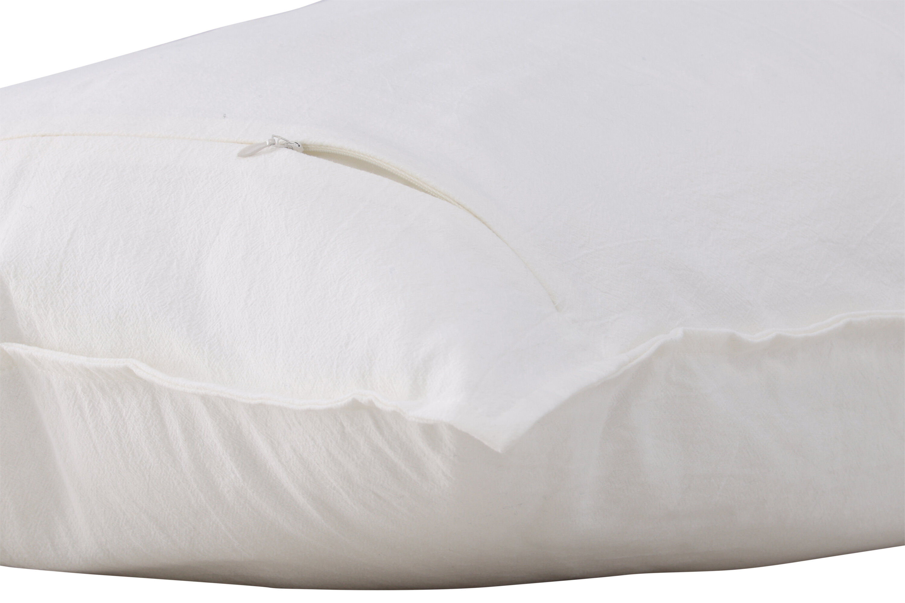 Ronja Kissenbezug Waschbaumwolle Weiß 40x60cm