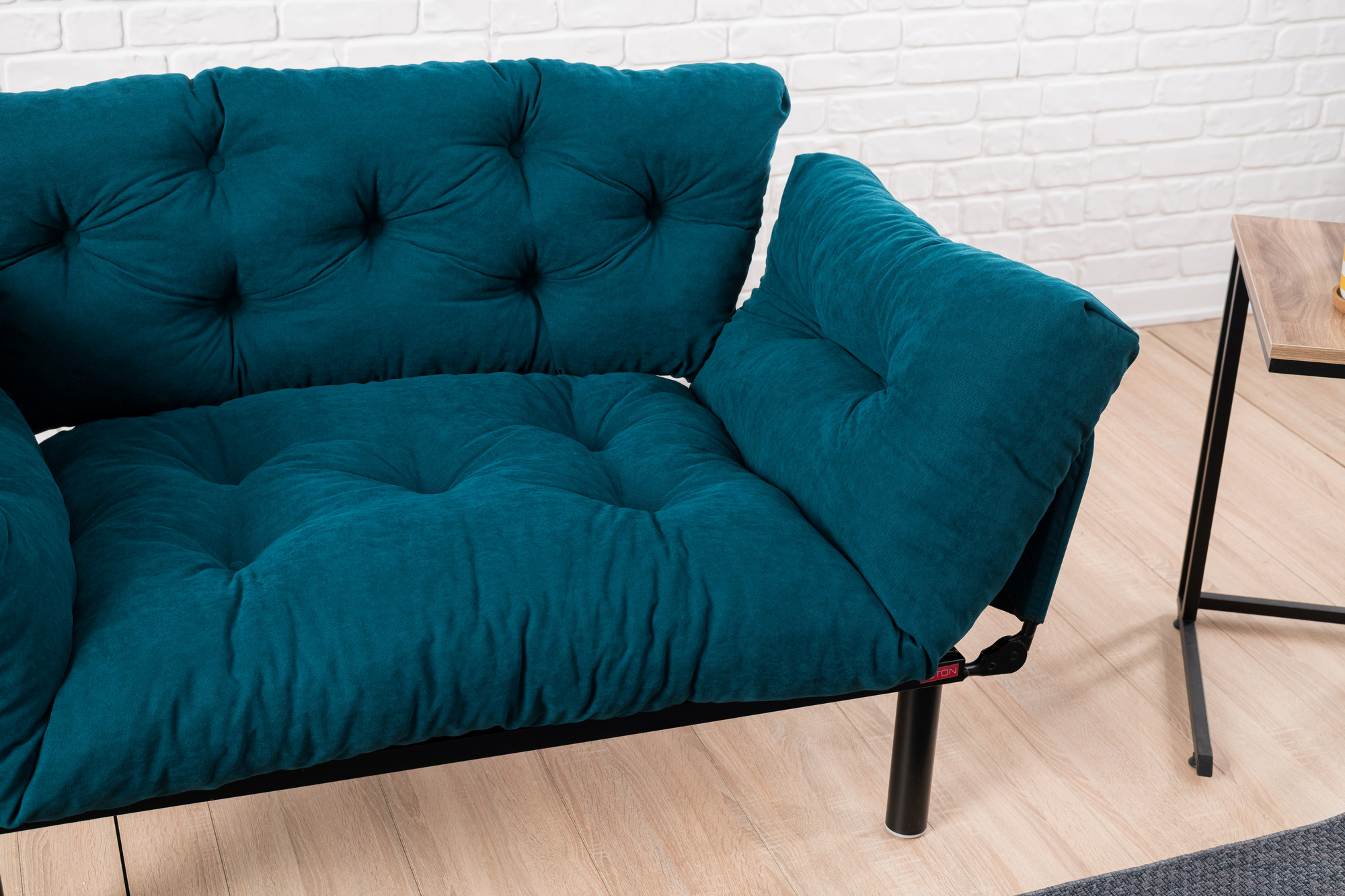 Sofa bed 2-seater petrol