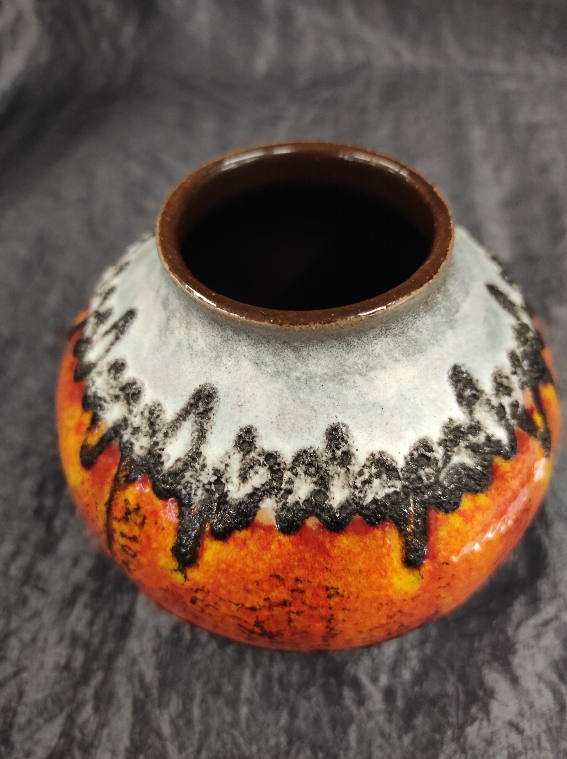 Vase Keramik 1970er Jahre