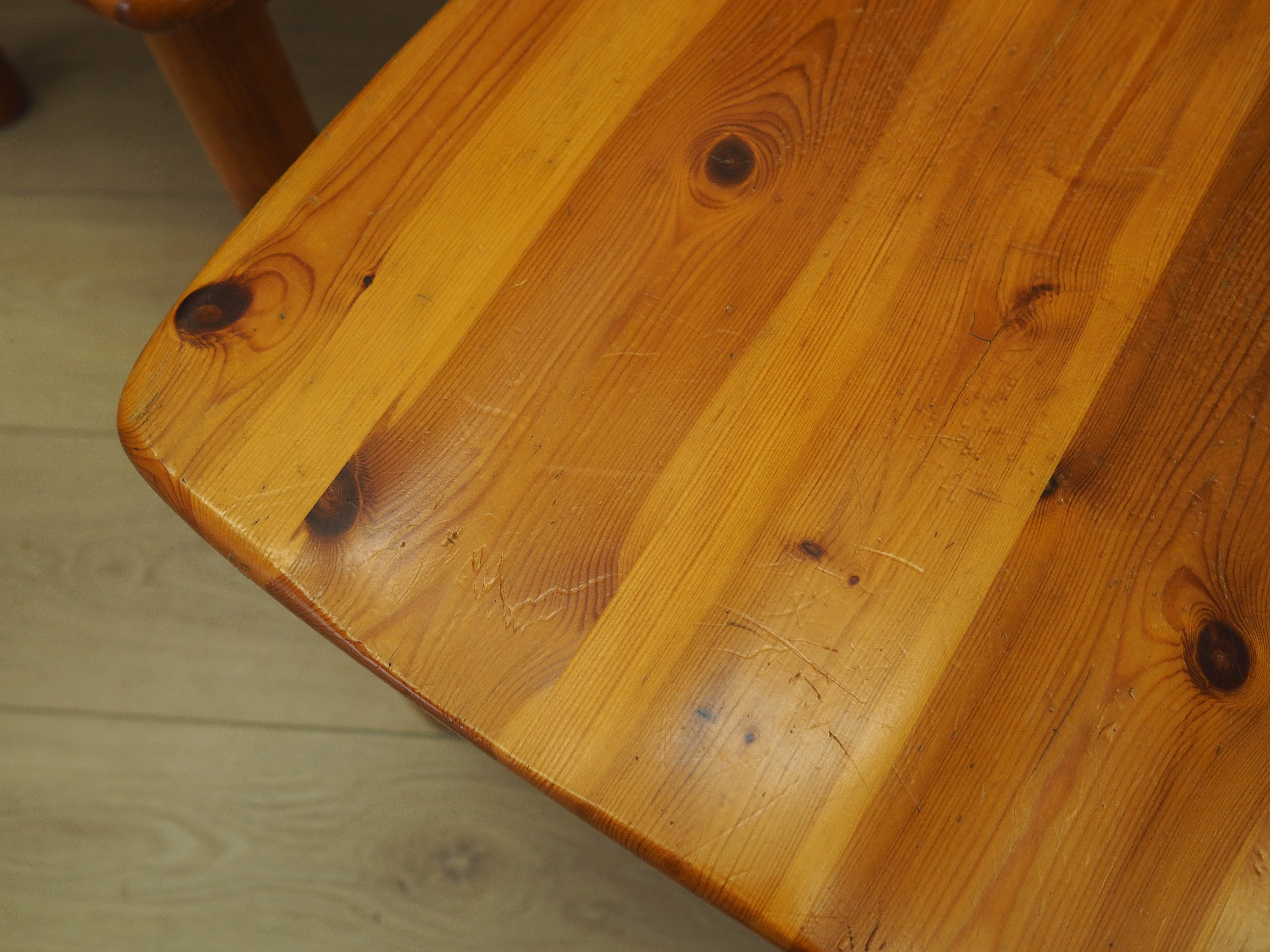 Stuhl-Set 4-teilig Braun 1960er Jahre