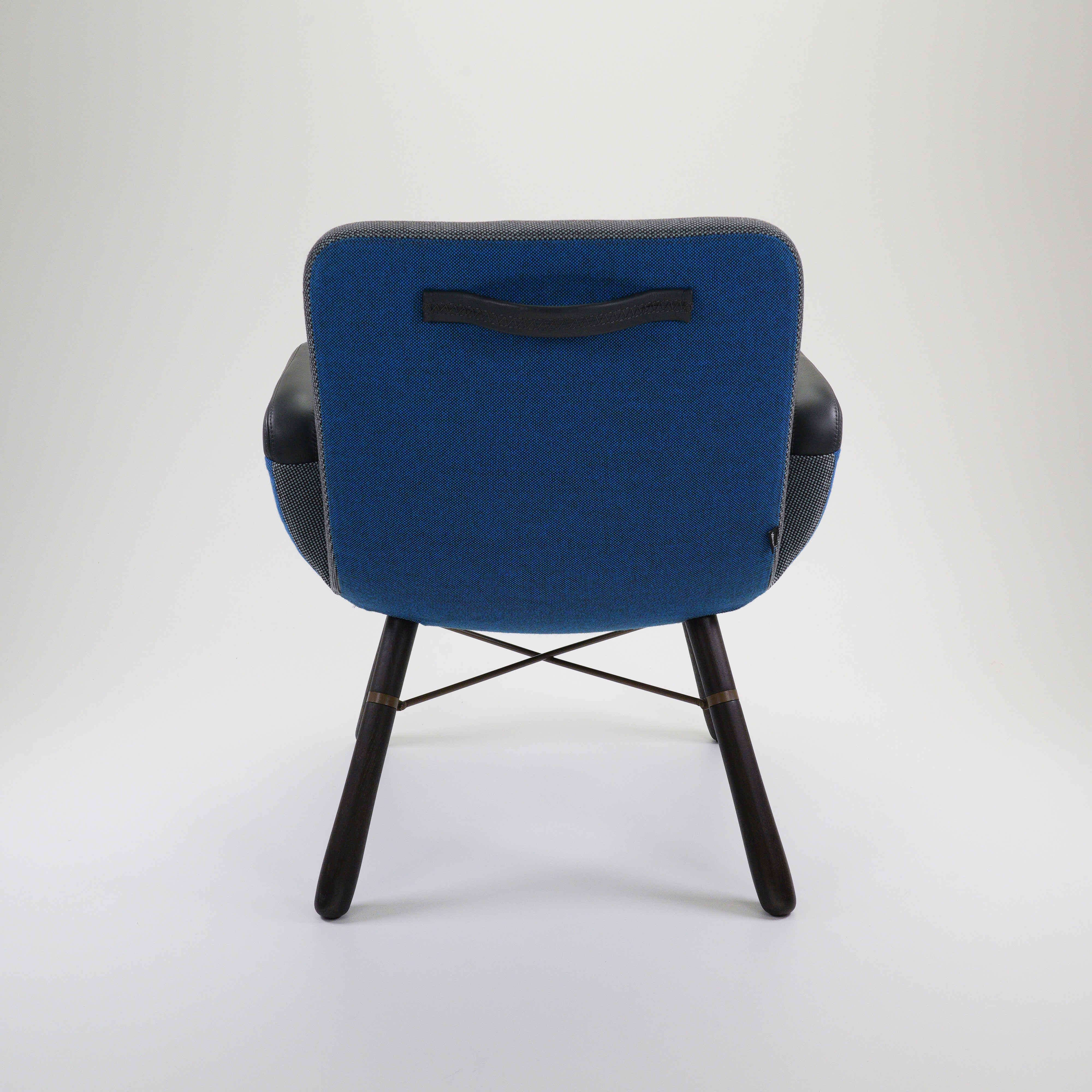 East River Chair Leder Blau