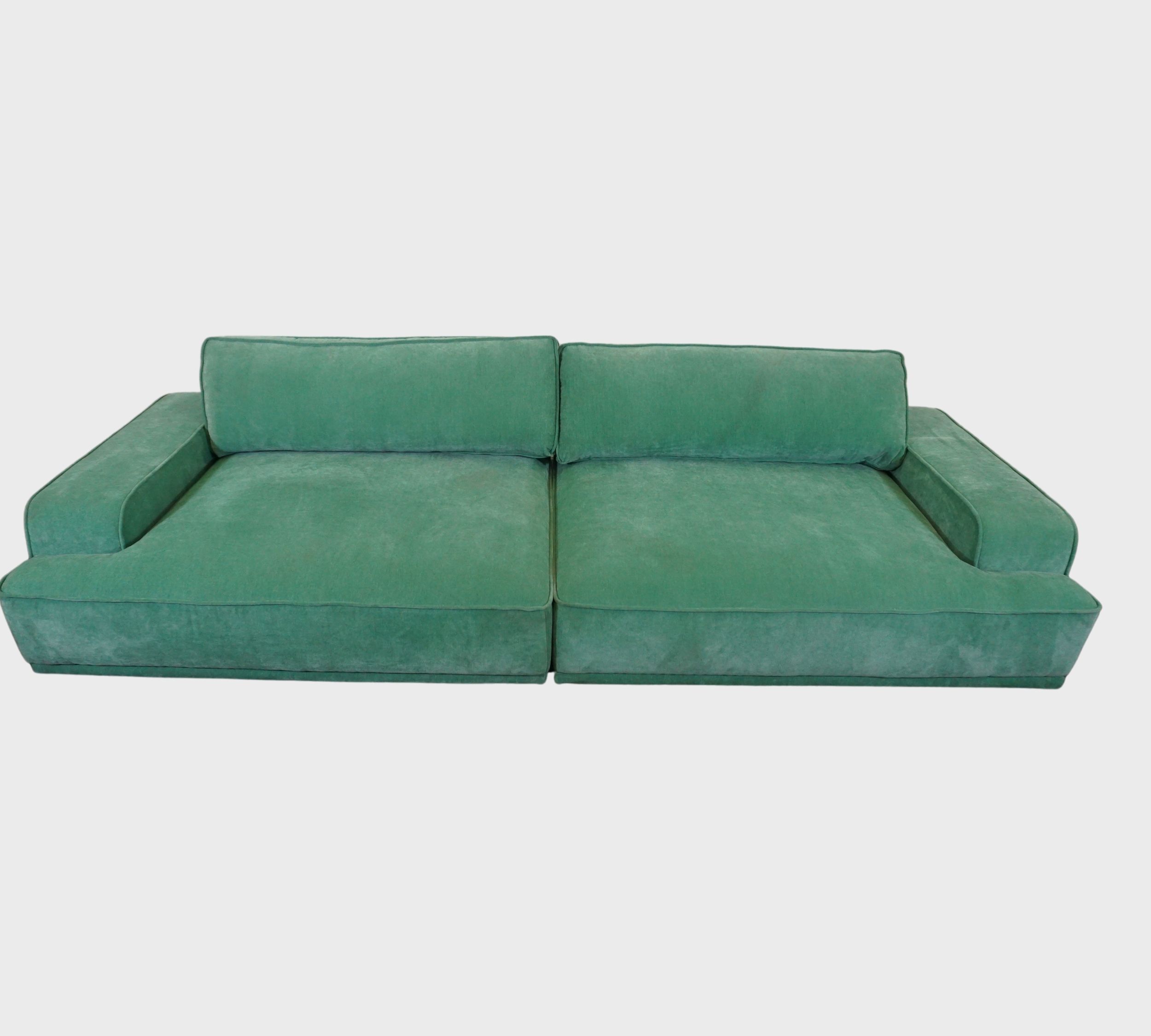 Leonora Sofa 3,5-Sitzer Moss Grass Green