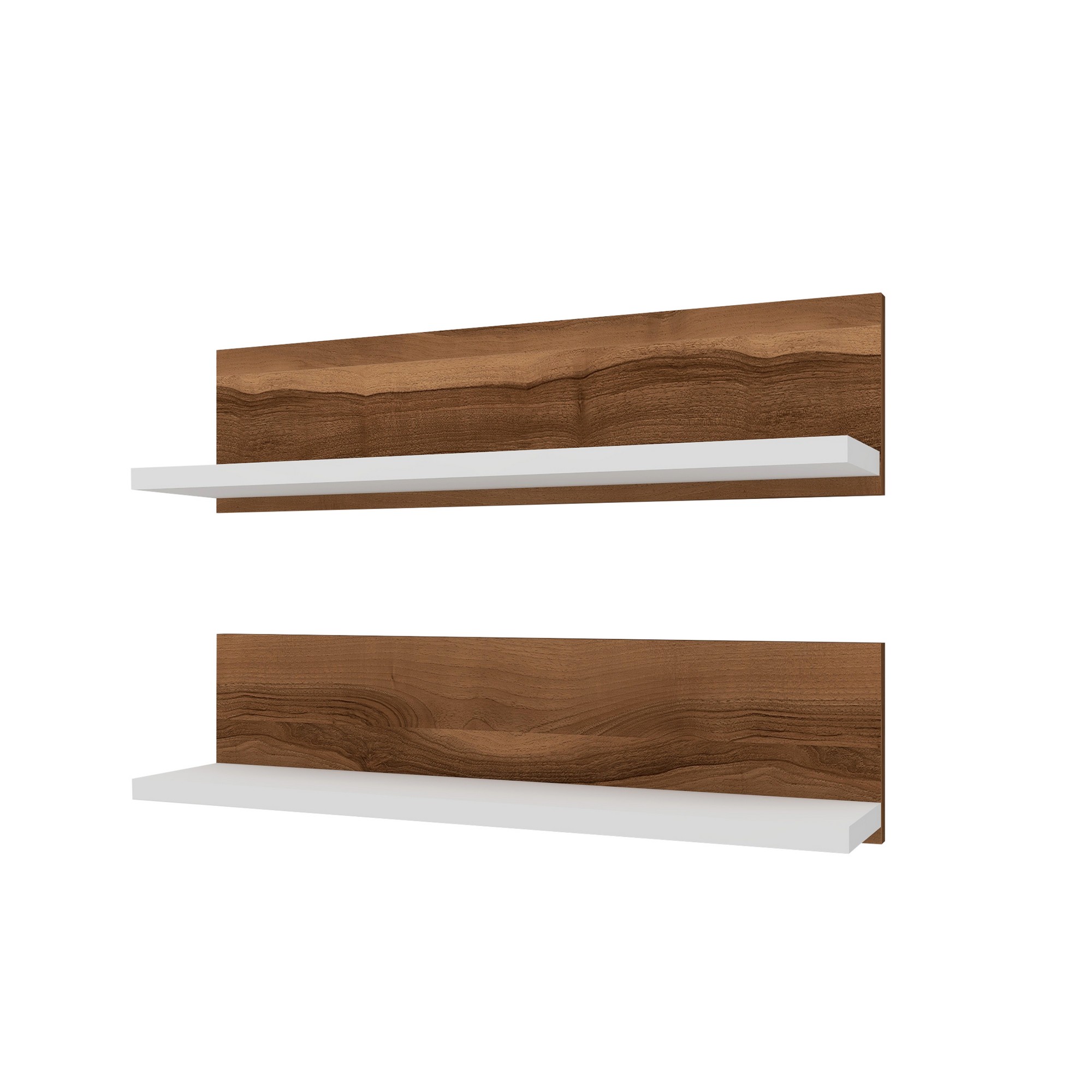 Shelf Wandregal Holzfurnier Weiß