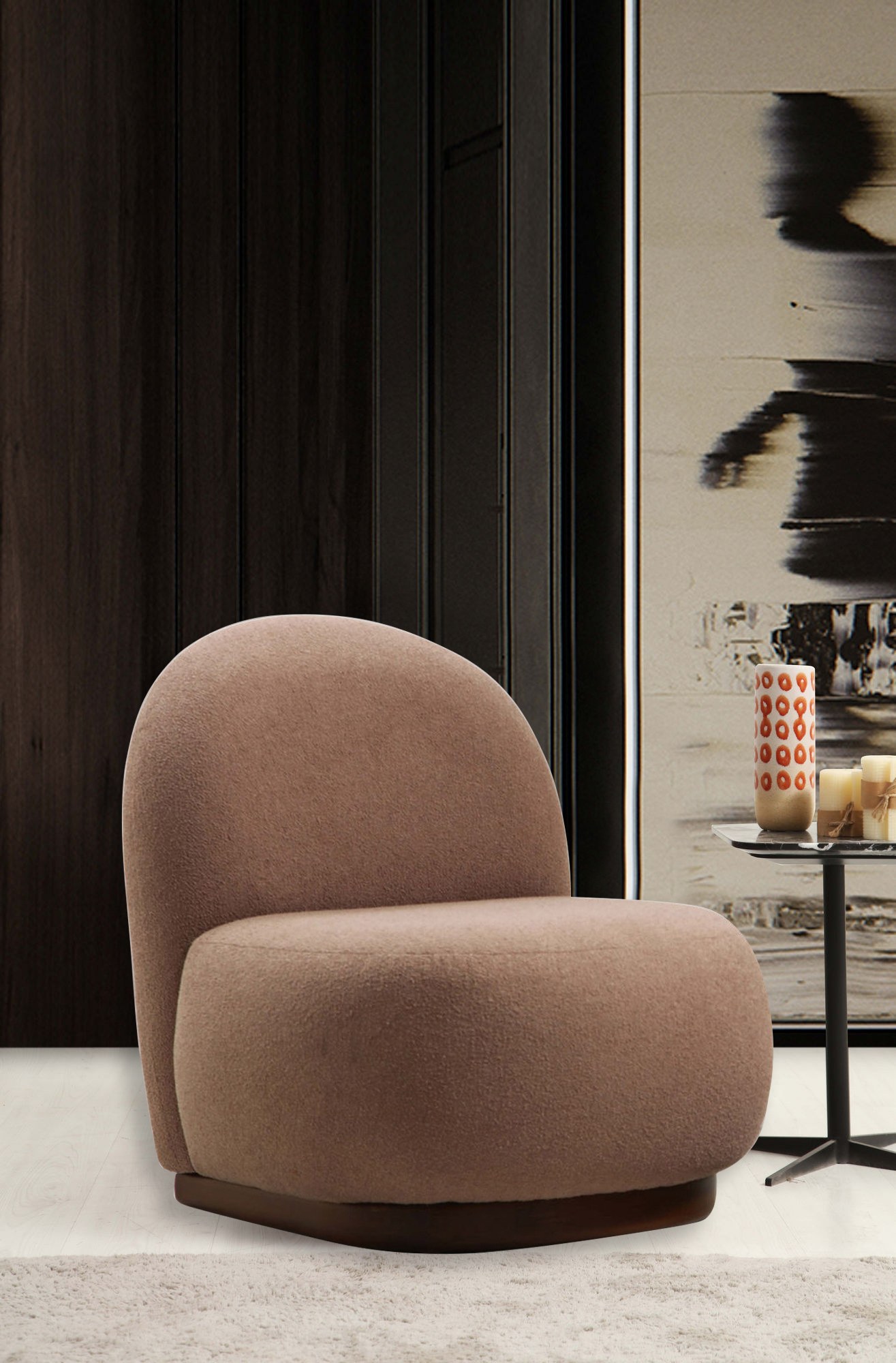 Tina Armchair Cappuccino Brown
