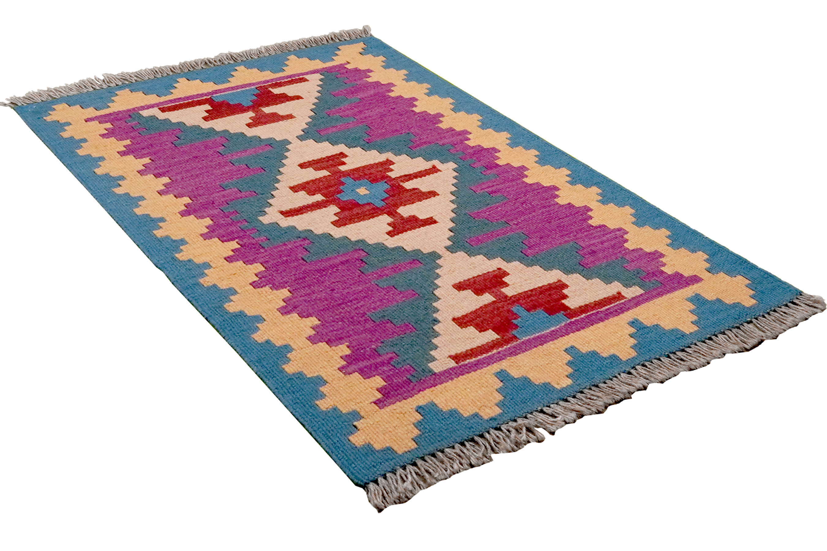 Kilim Gashgai Teppich Mehrfarbig