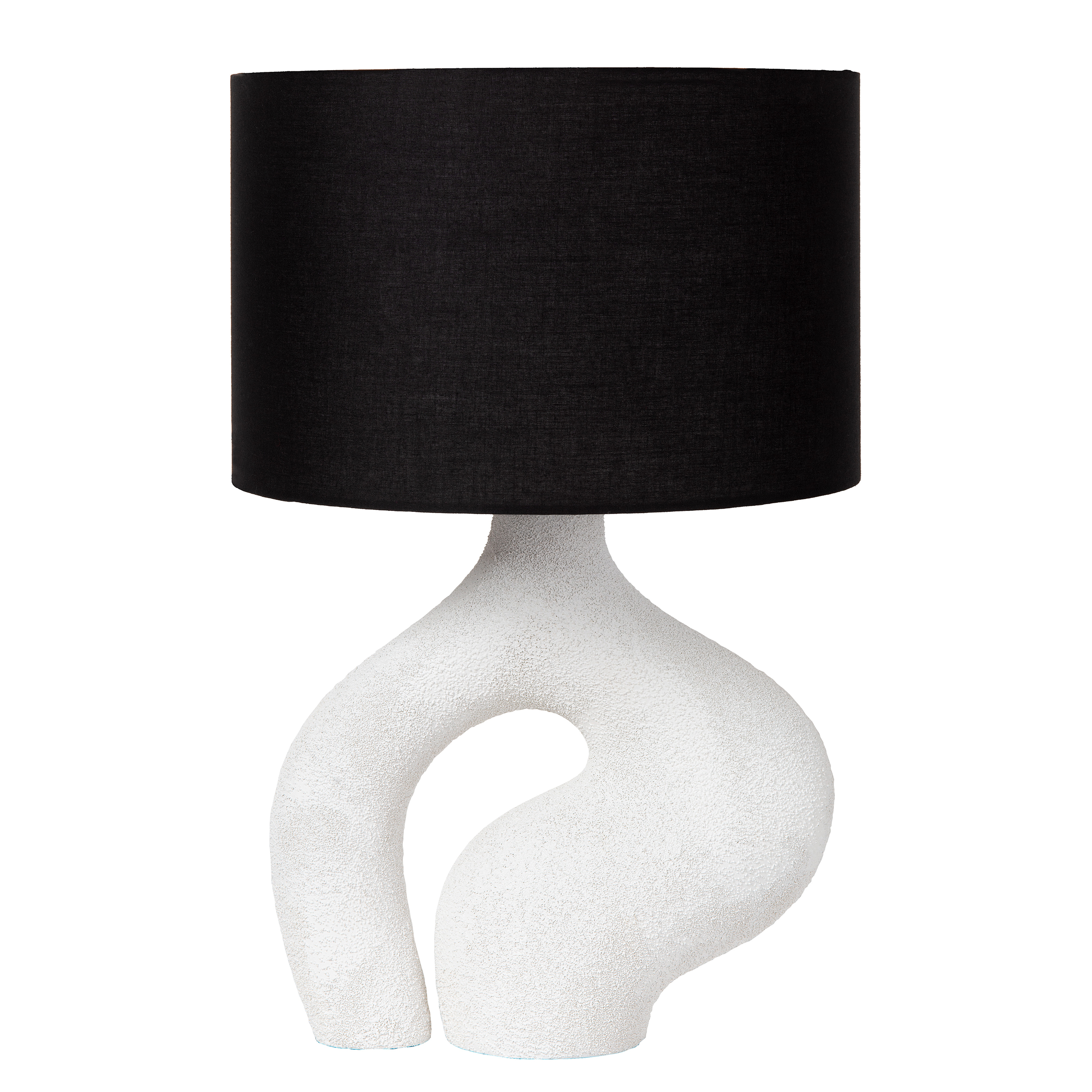 Forma Table Lamp Ceramic White Brown