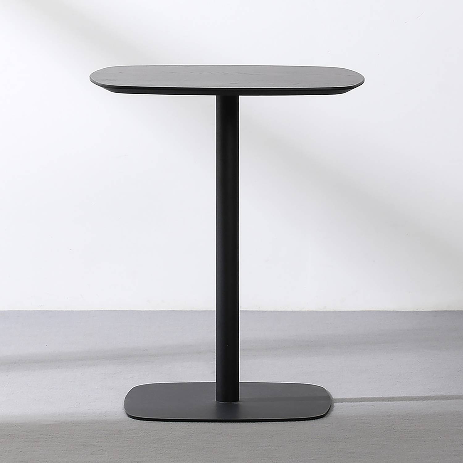 Bistrotisch Finse Metall Eiche Schwarz
