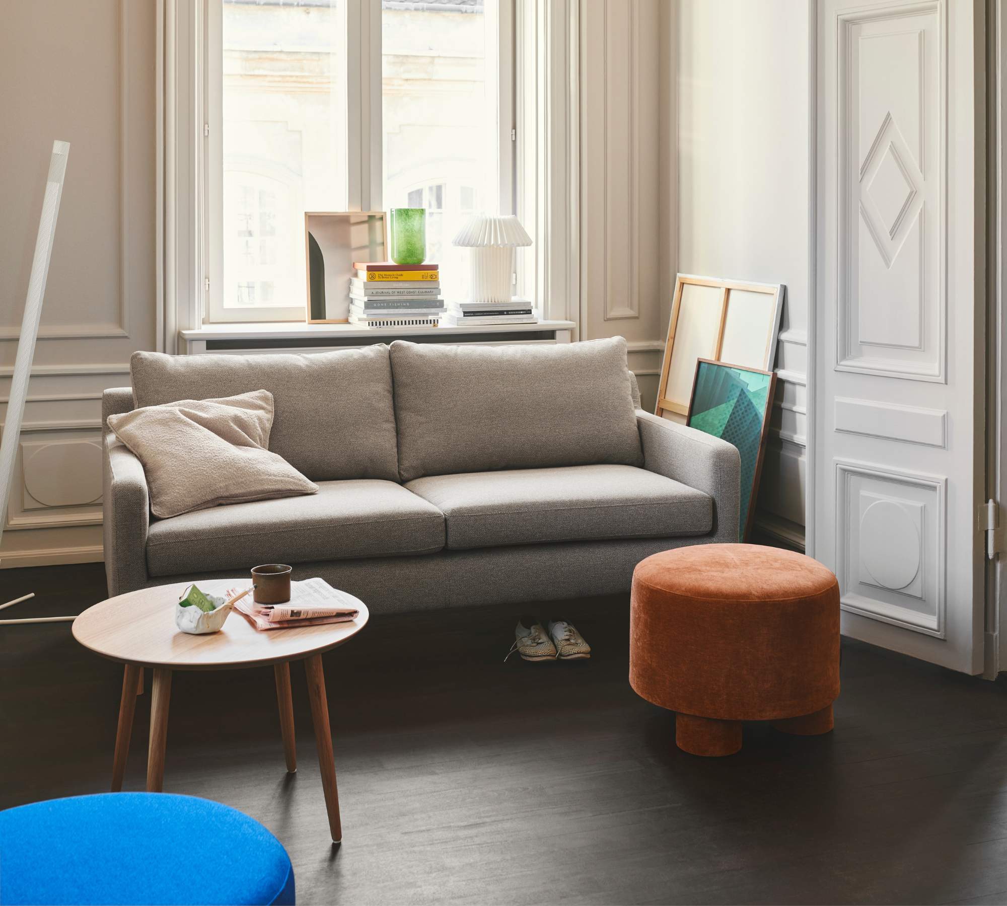 Astha Sofa 2-Sitzer Agnes Brown