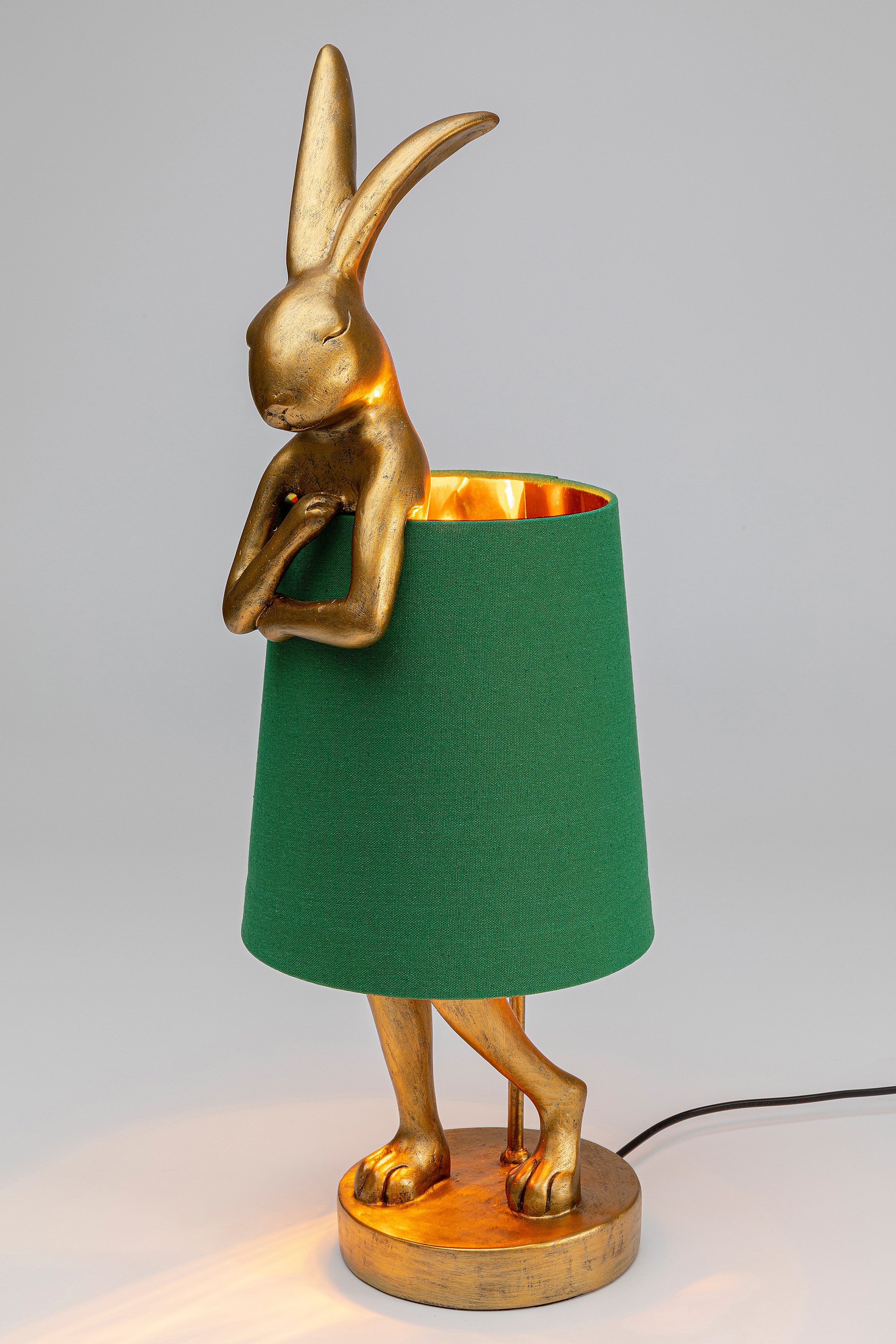Tischleuchte Animal Rabbit Typ B Stahl Polyresin Grün
