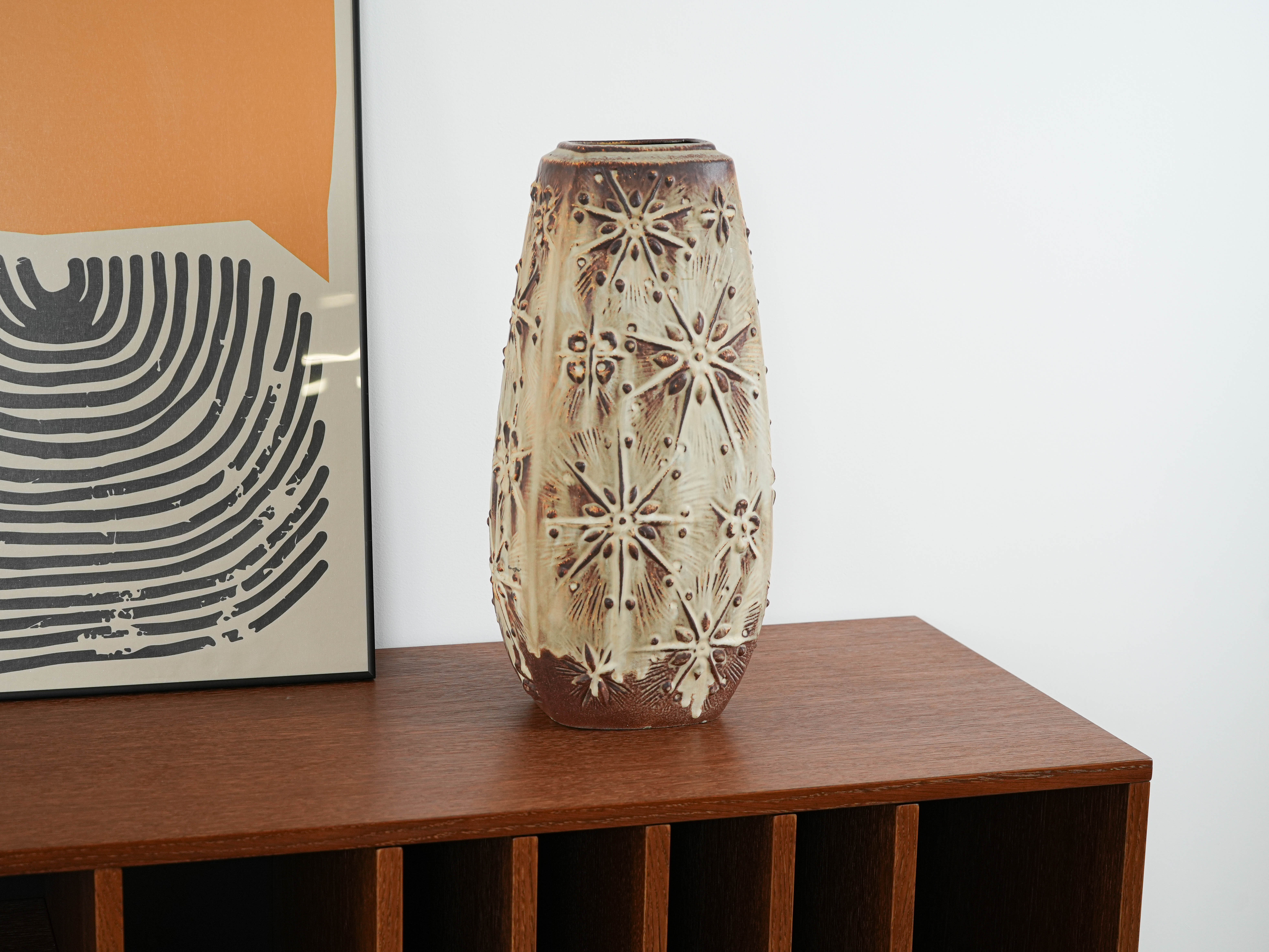 Ceramic Vase Beige 1960s