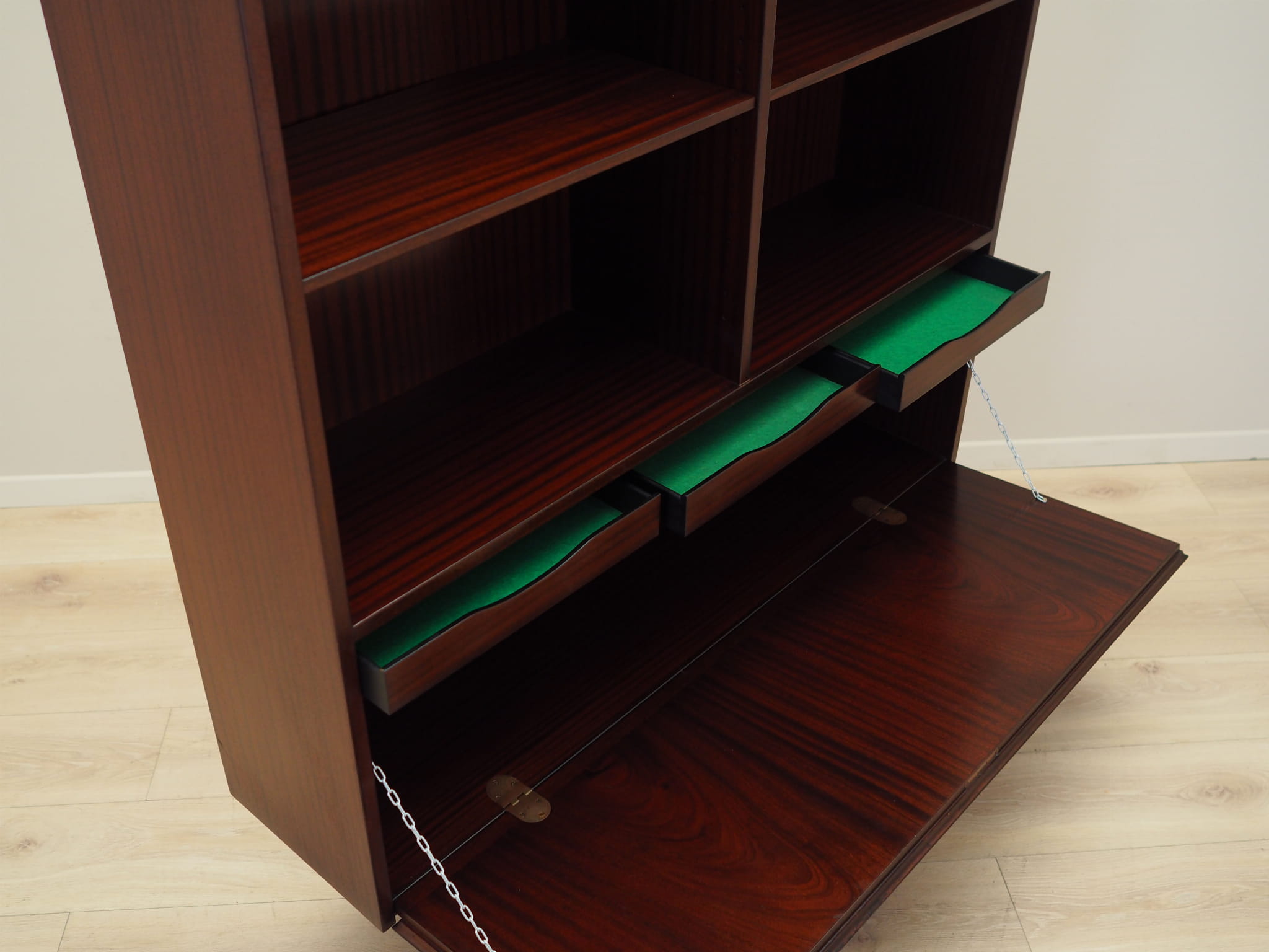 Mahogany Bücherregal 1970 Jahre