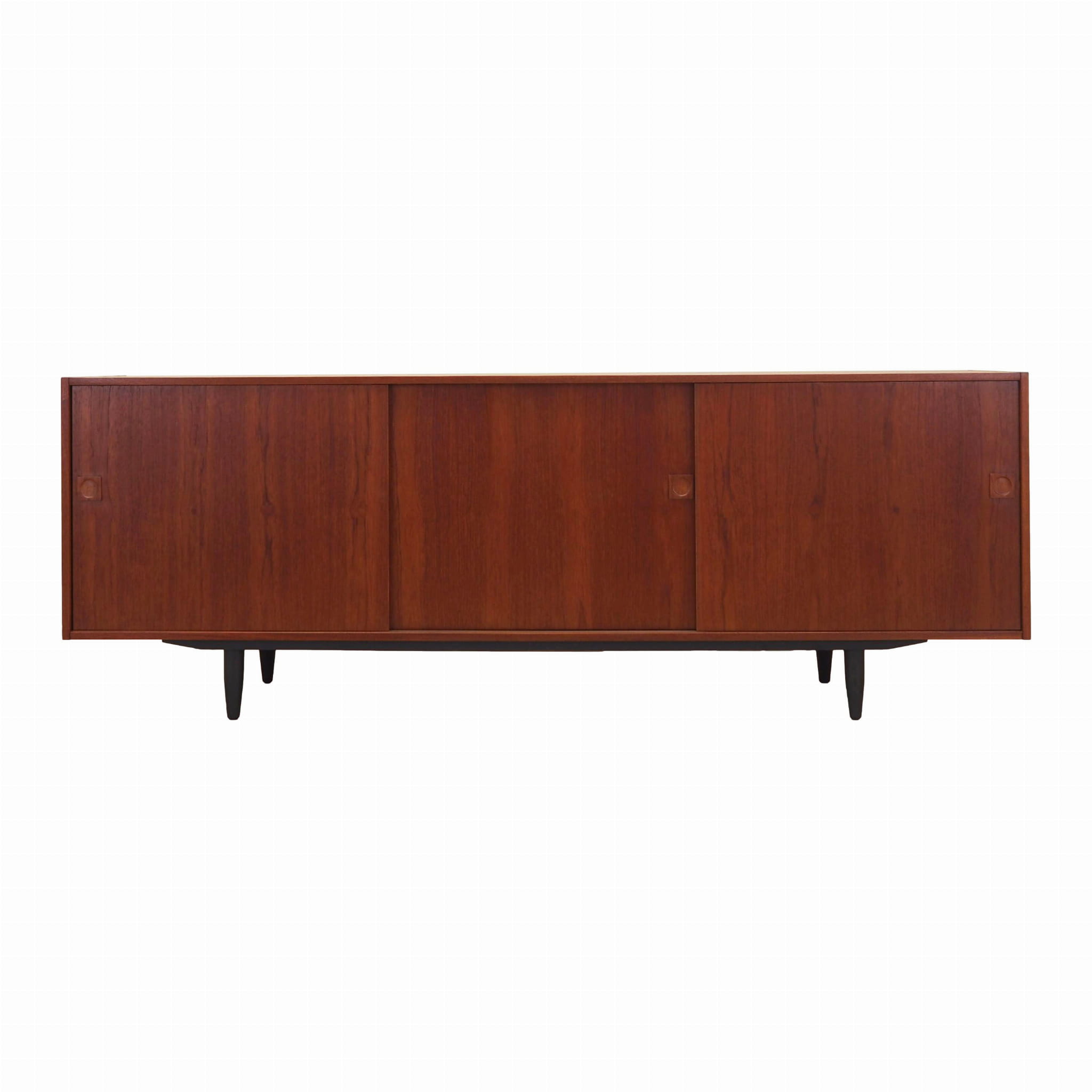 Vintage Sideboard Teakholz Braun 1970er Jahre