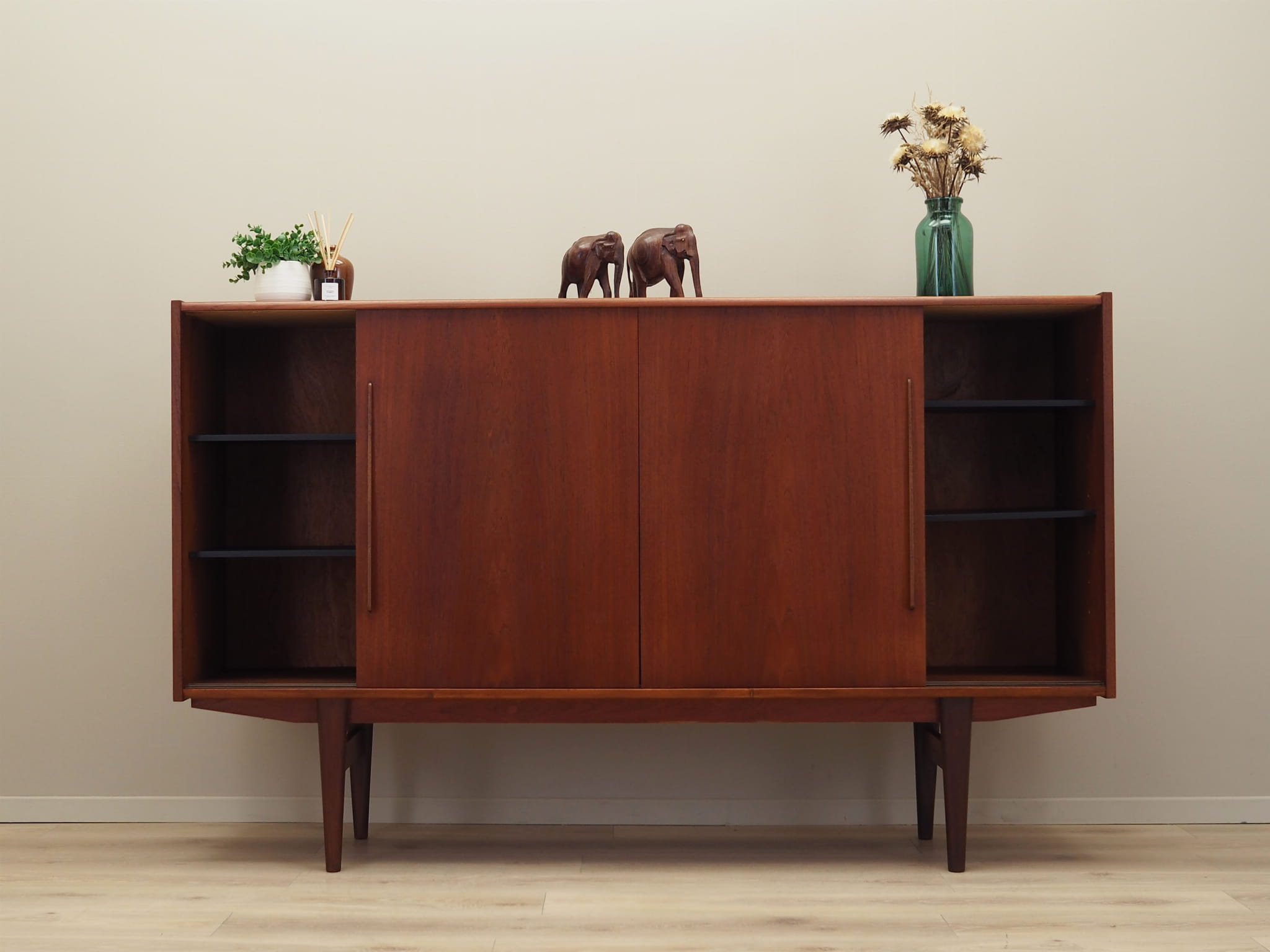 Vintage sideboard teak brown 1960s