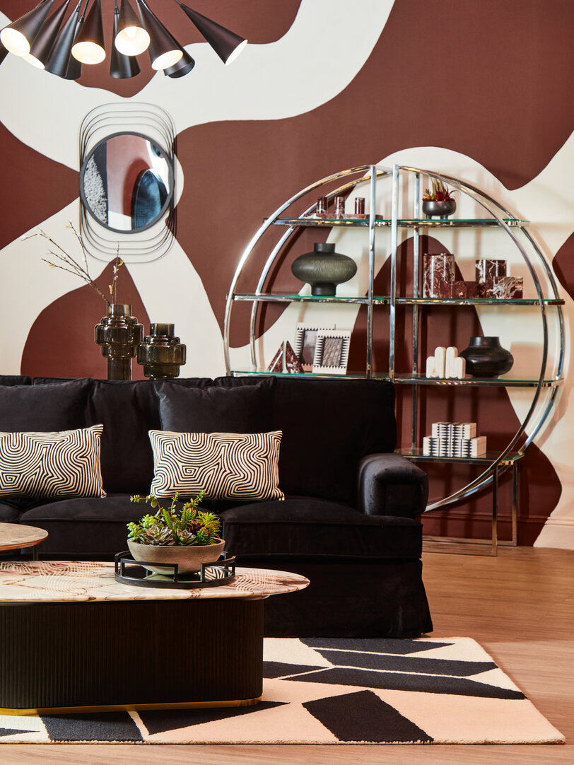 3x Salmo Teelichthalter Marmor Rot