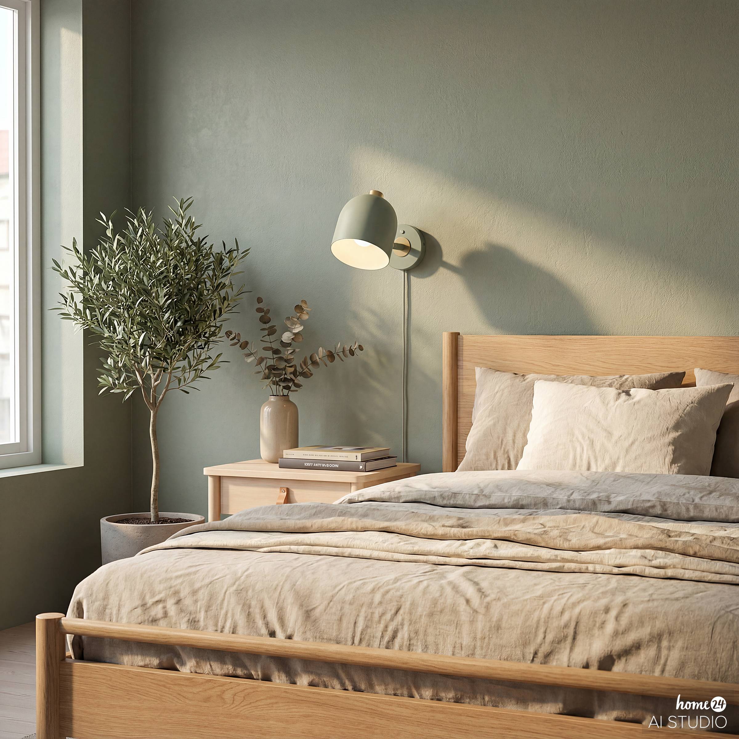 Rumto Battery Wall Lamp Sage