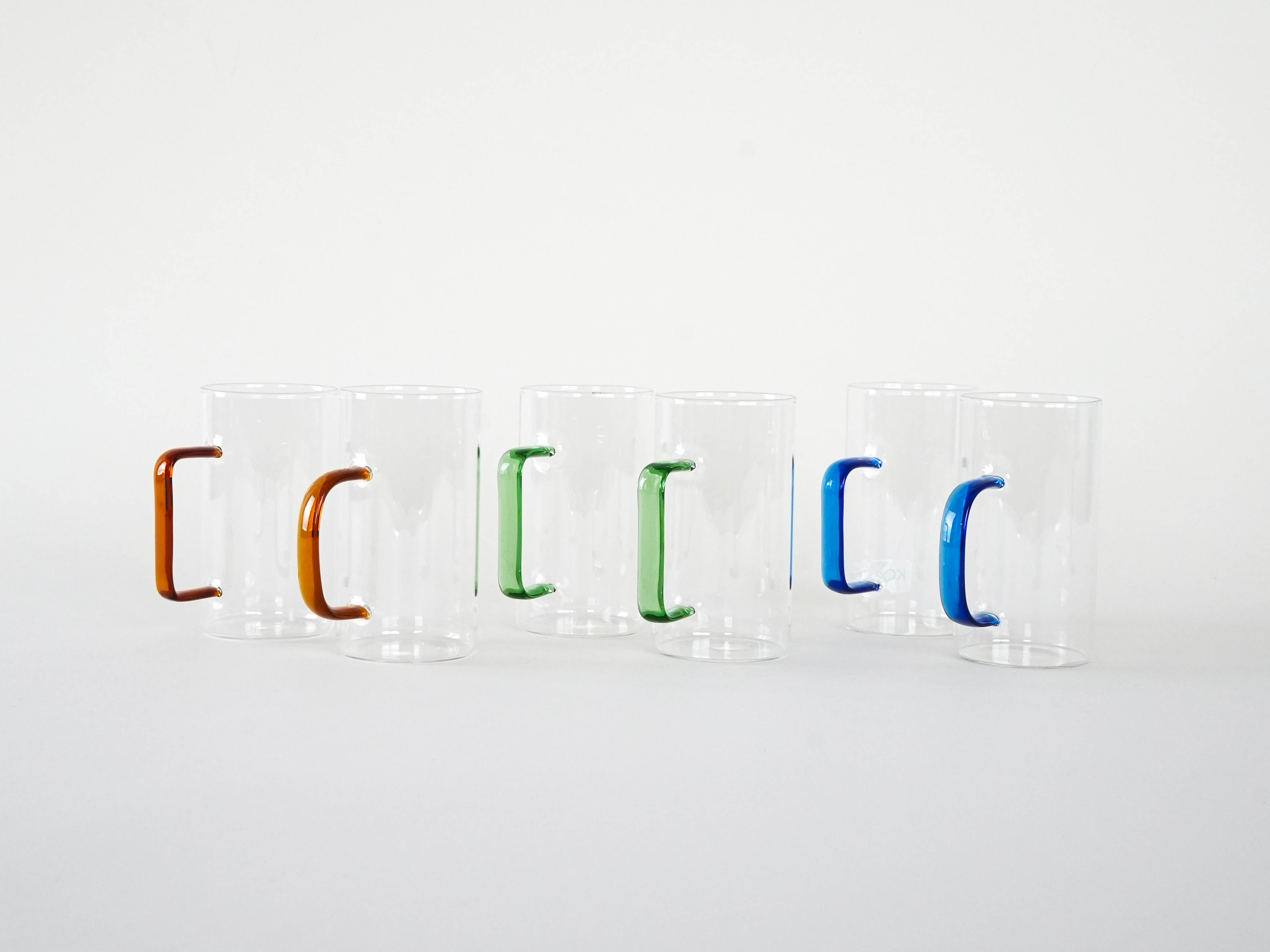 Glasses 6x Multicolored