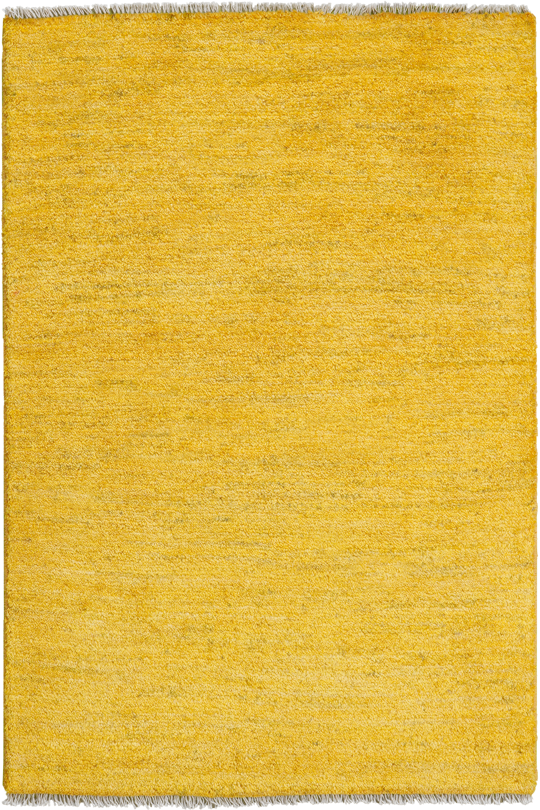 Rizbaf Gabbeh Carpet Wool Yellow