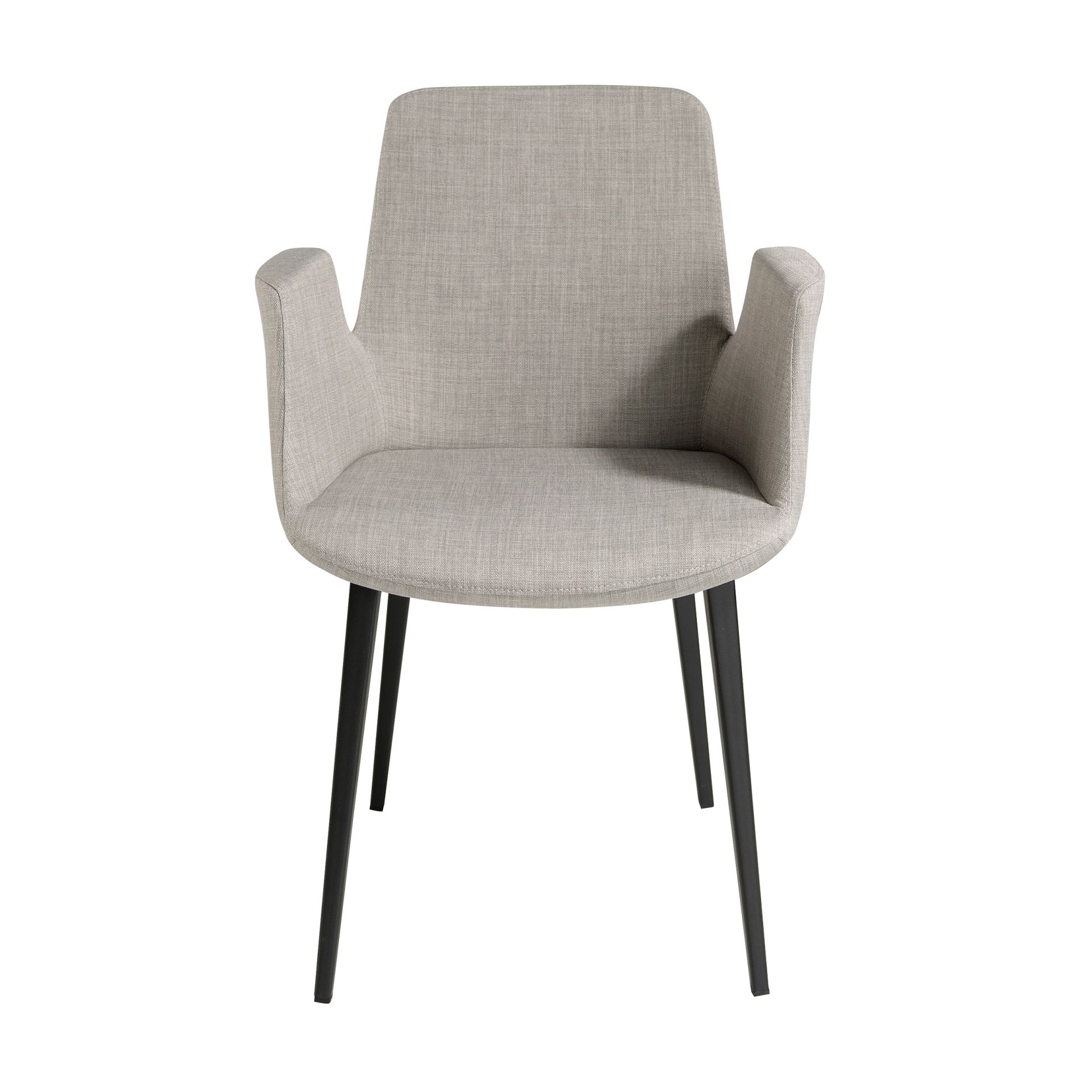 Dining chair fabric grey