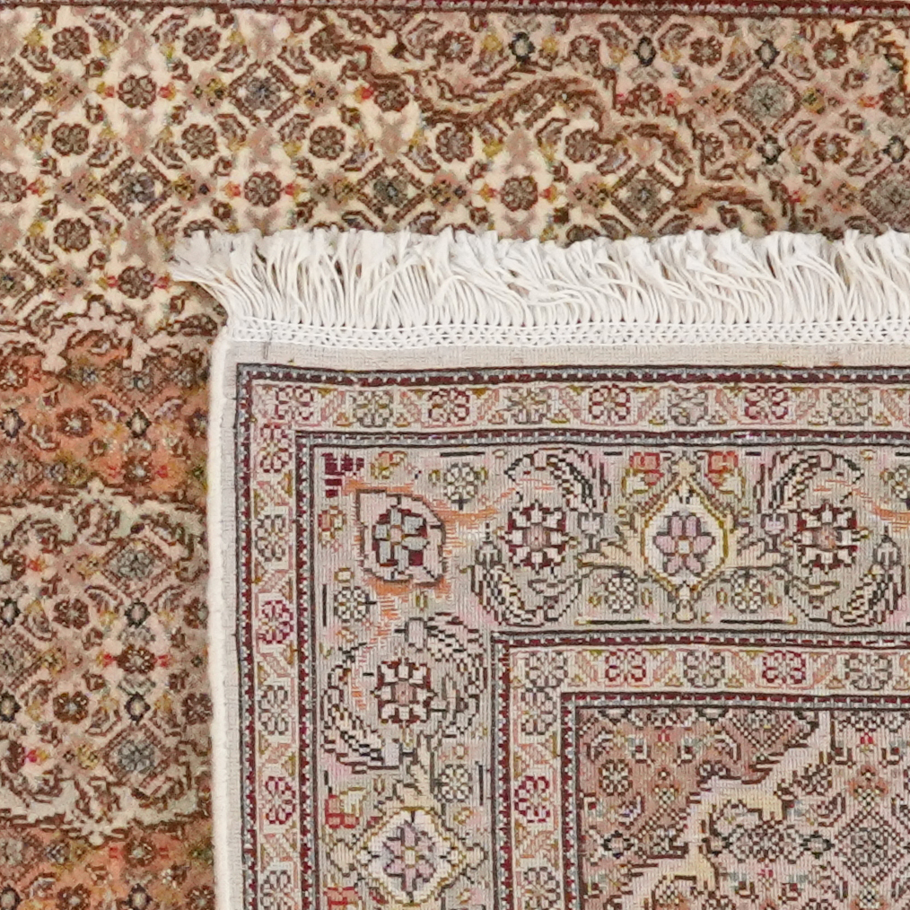 Tabriz Raj Teppich Braun