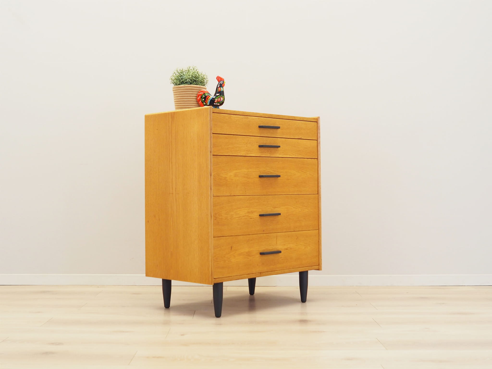 Vintage Kommode Eiche Braun 1960er Jahre