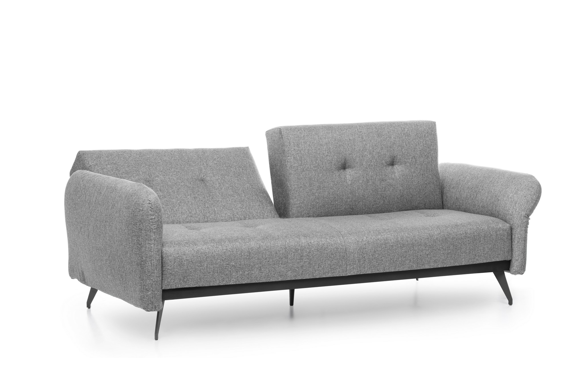 Ron Sofabed Schlafsofa 3-Sitzer Grau