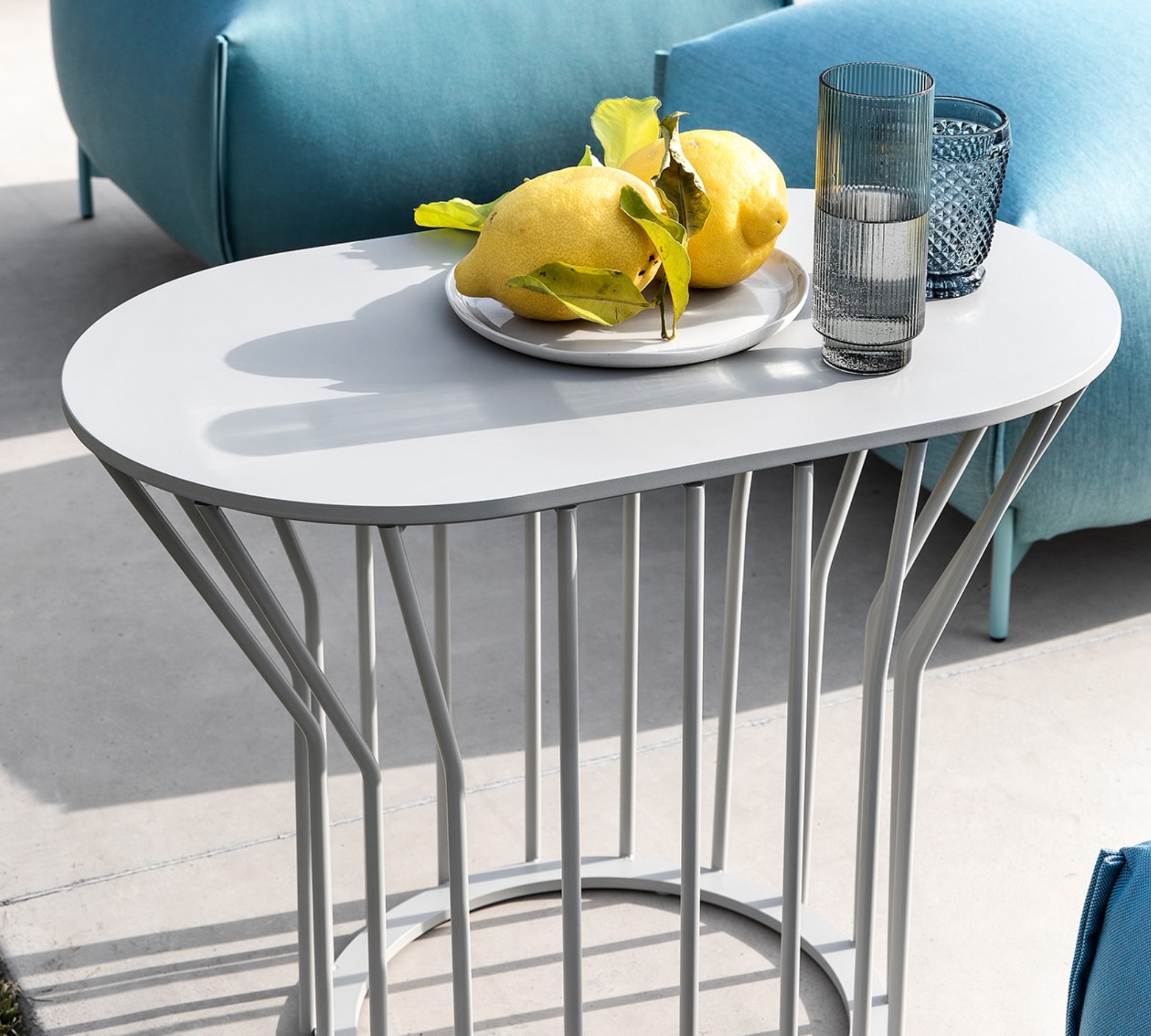 Jump Red Side table Metal Red