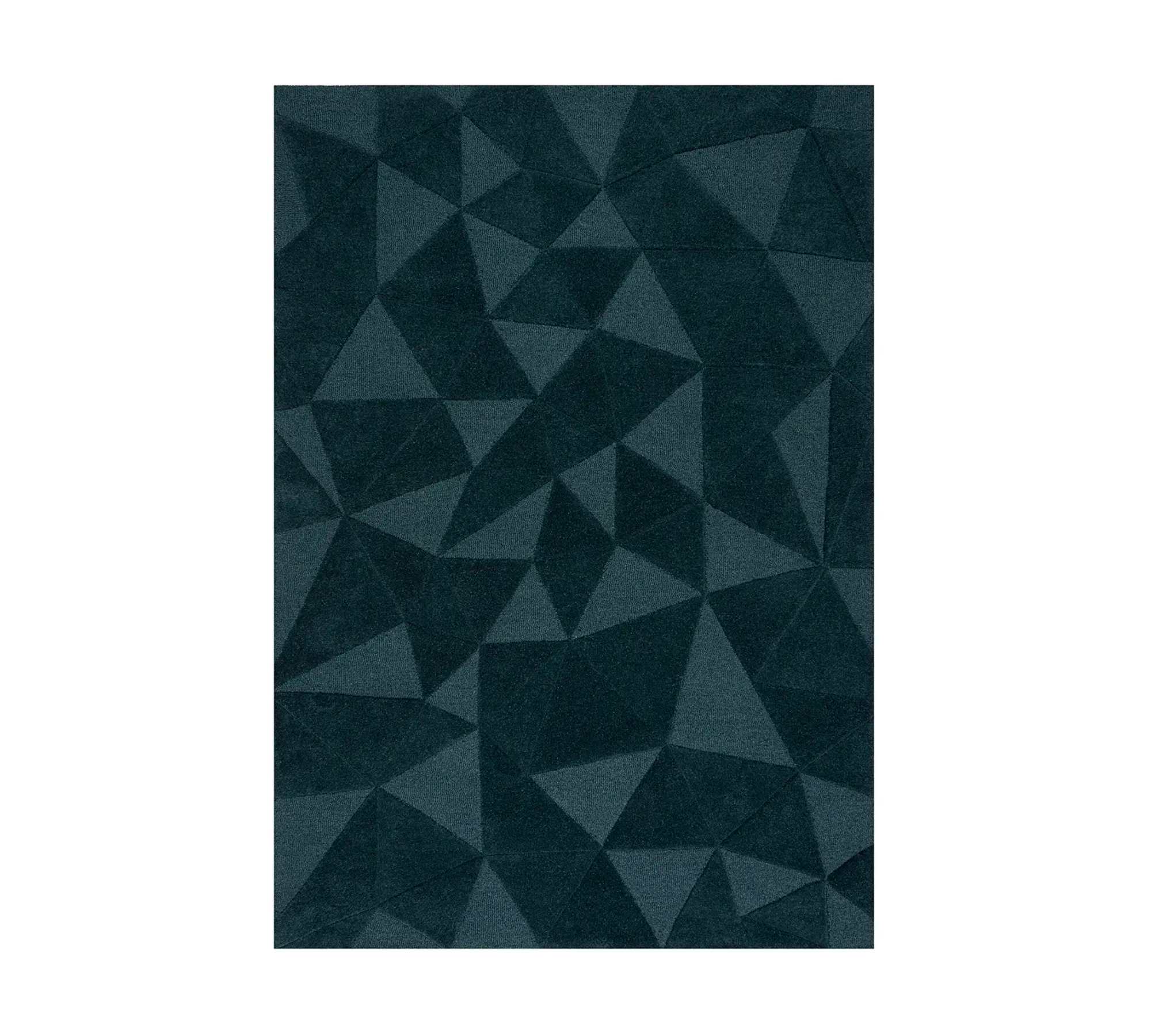 Shard Teppich Wolle Grün 160 x 230 cm