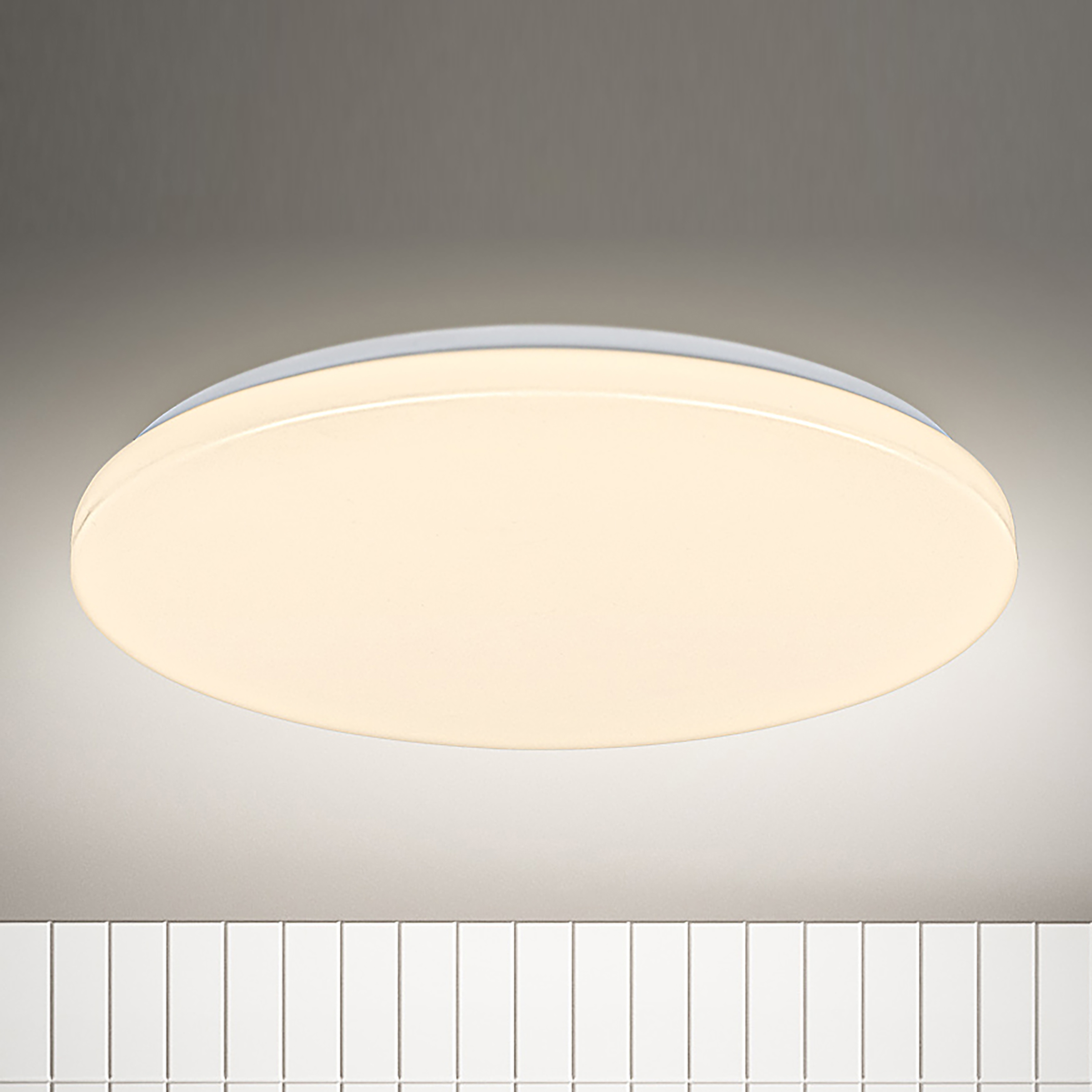 LED Deckenleuchte Walk Weiß Ø 27cm