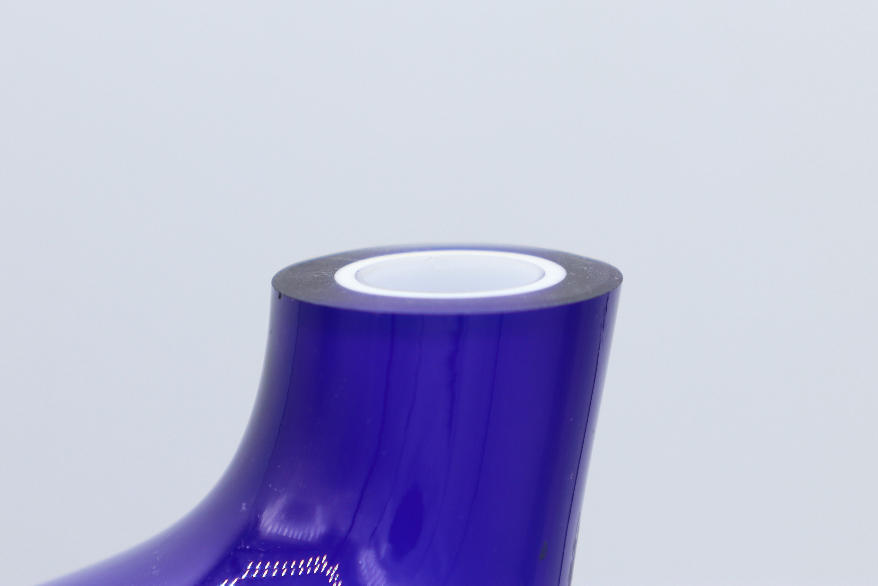 Vintage Postmodern Vase Glass Cobalt Blue 1990s