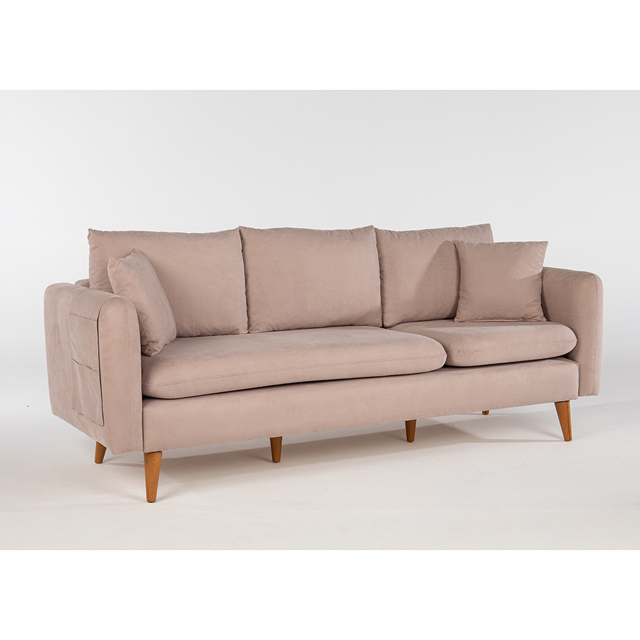 Sofia Sofa Set Holz Stone