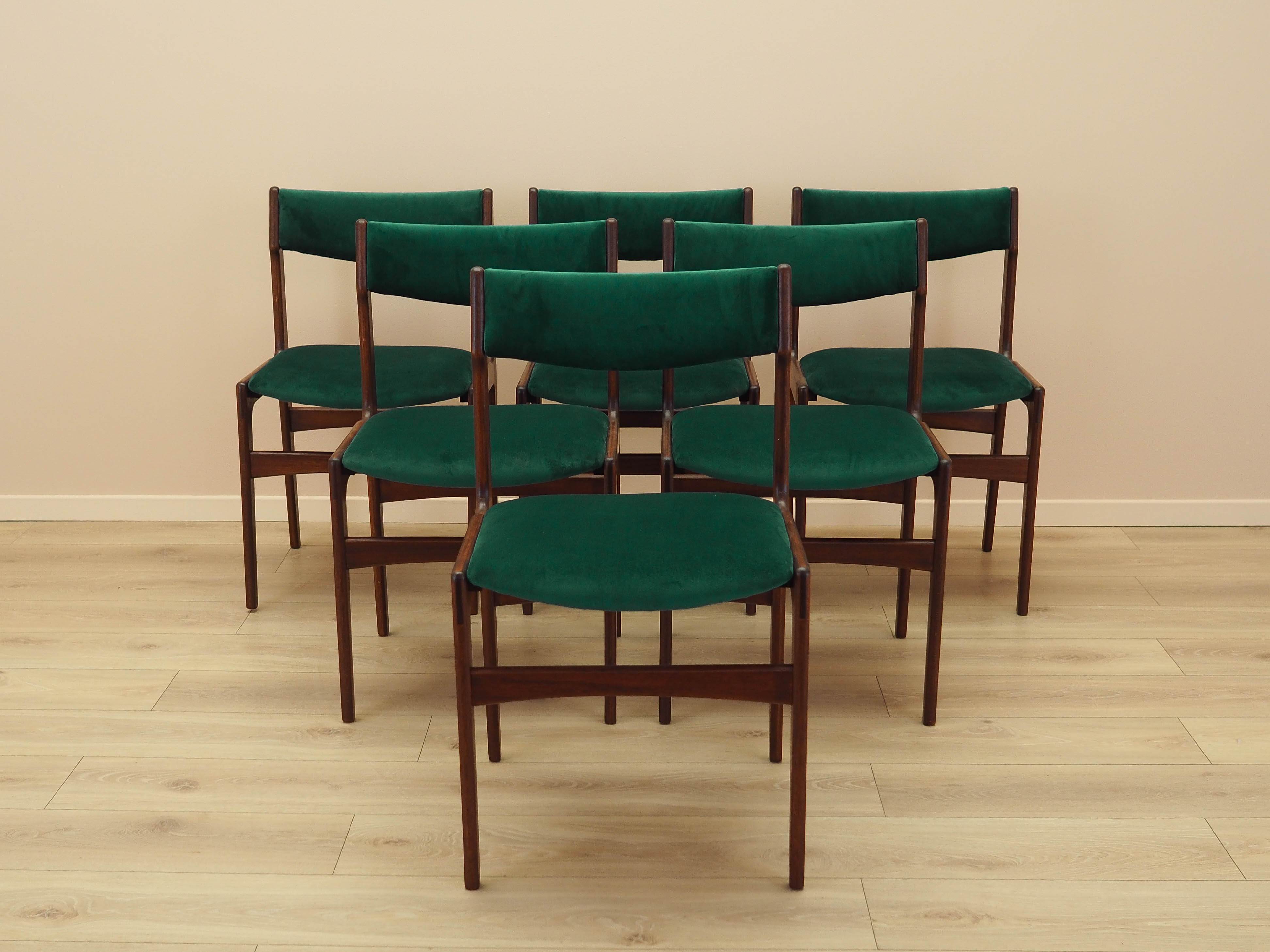 Teakwood chairs 6x Green