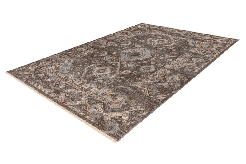 Laos Teppich Taupe 80 x 150 cm