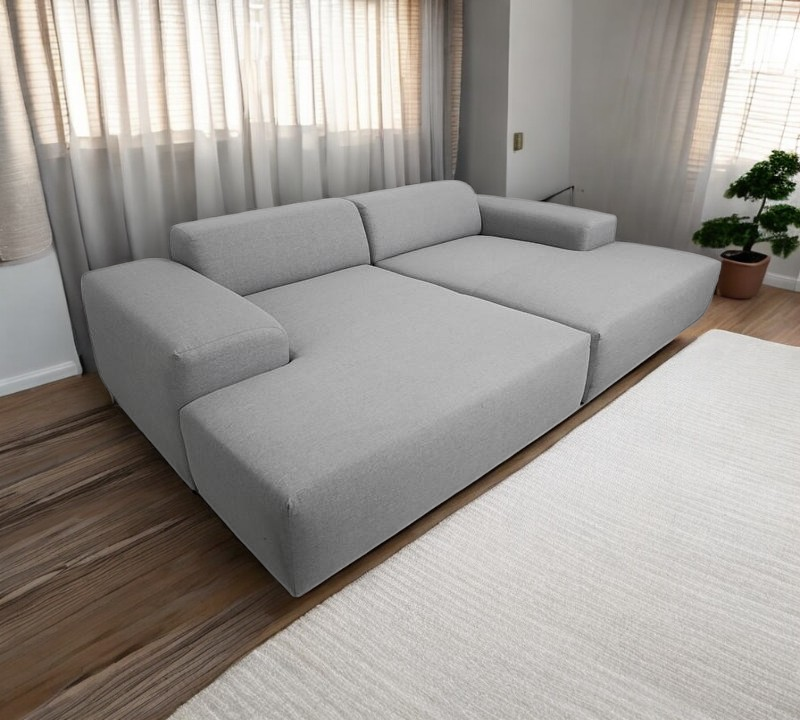 Pyllow Sofa 2-Sitzer Grau