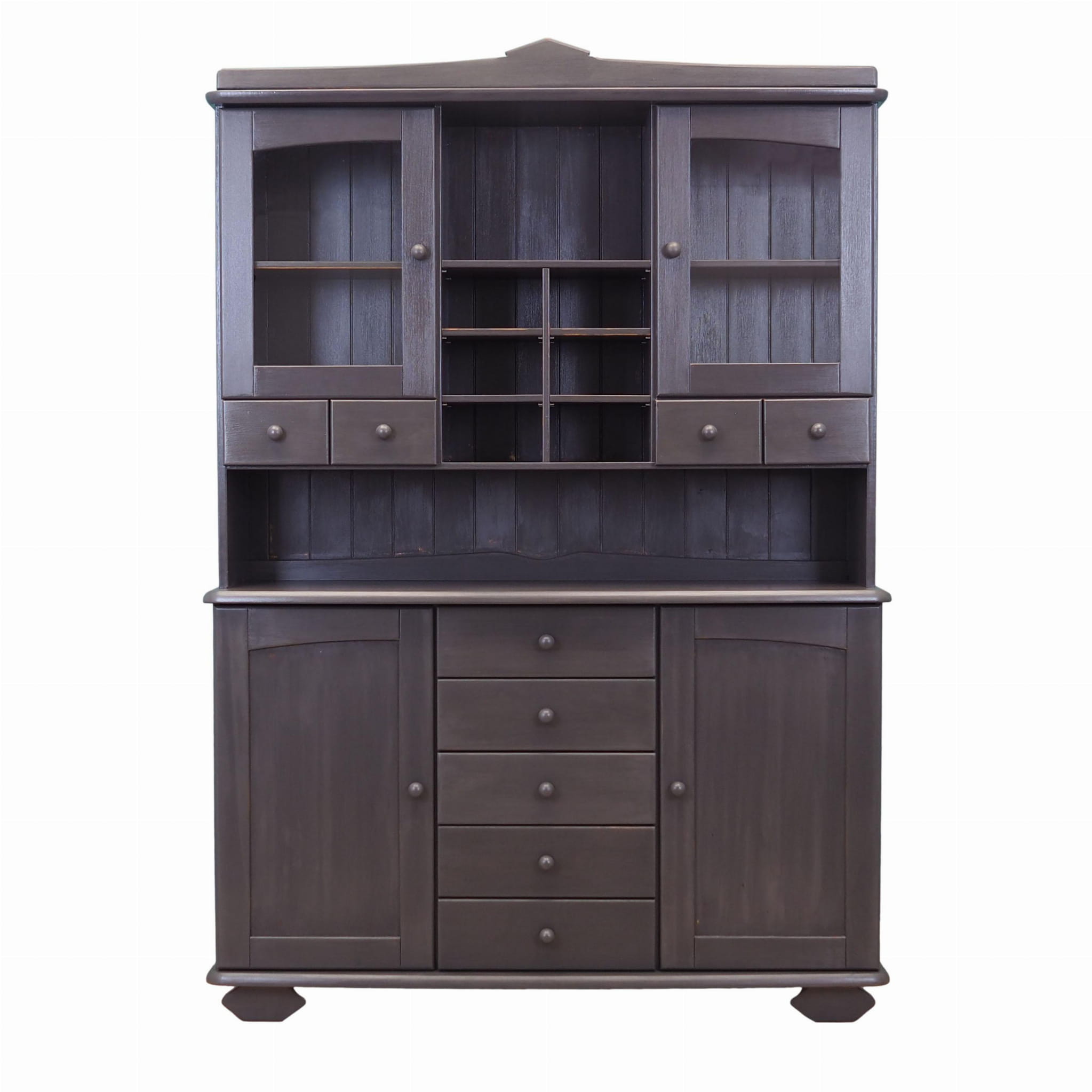 Vintage cabinet Pine grey 1980s
