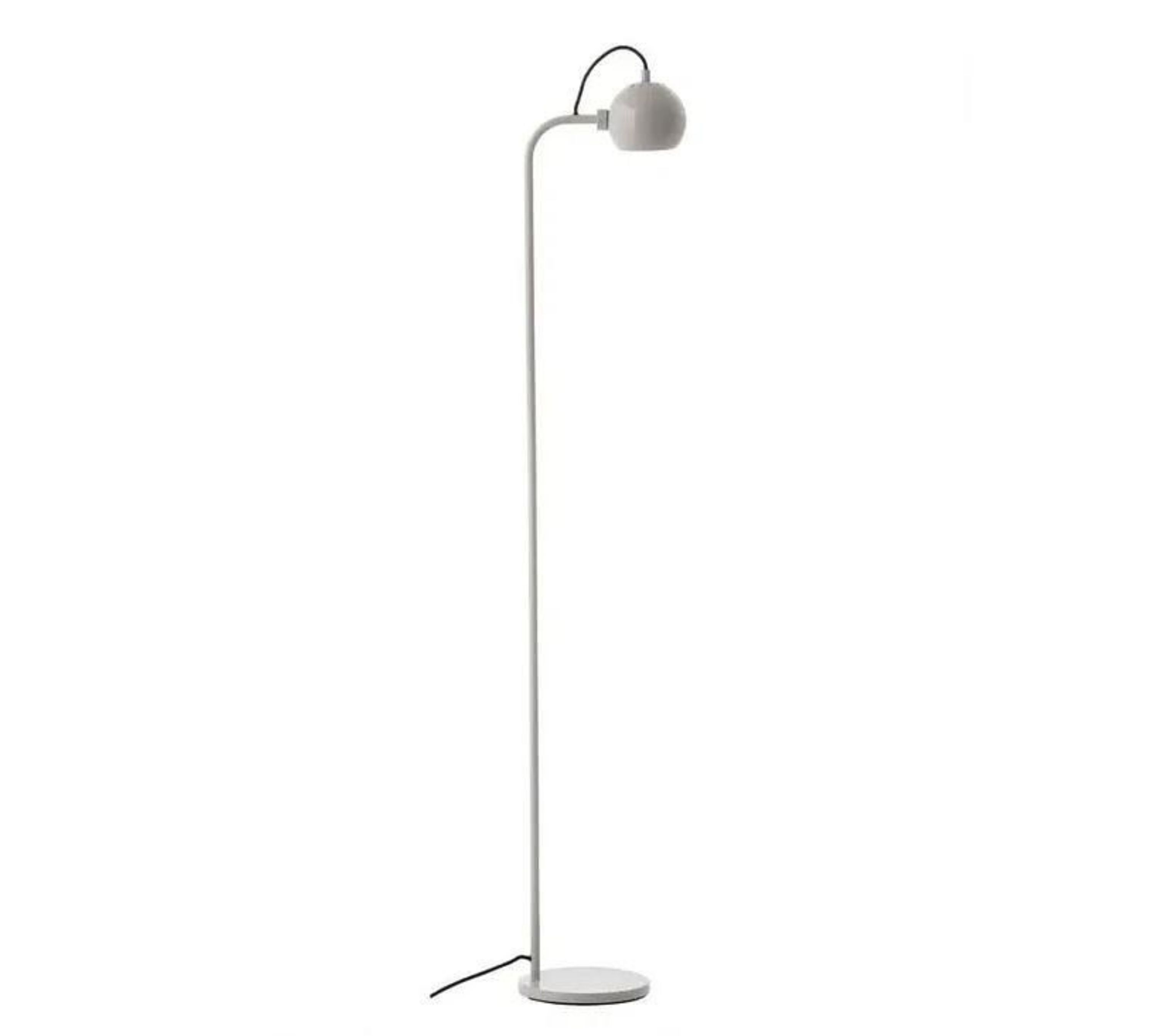 Ball Stehleuchte Glossy Pale Grey