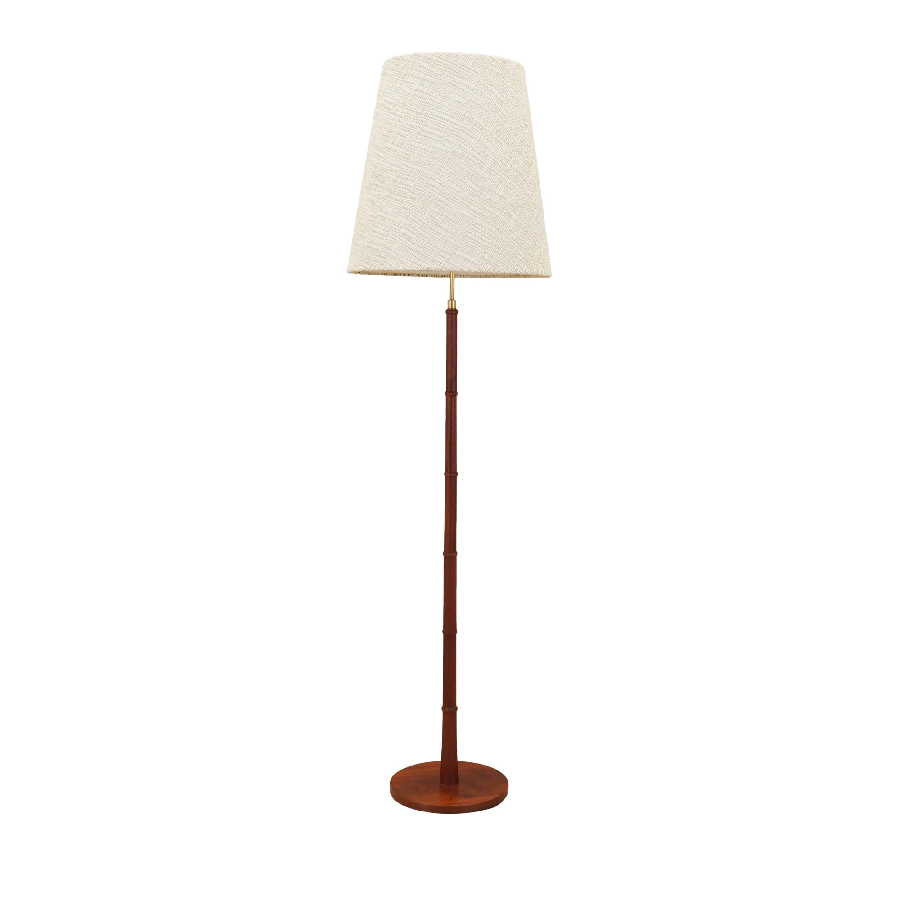 Stehlampe Holz 1970er Jahre
