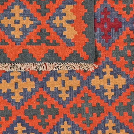 Kilim Gashgai Teppich Mehrfarbig