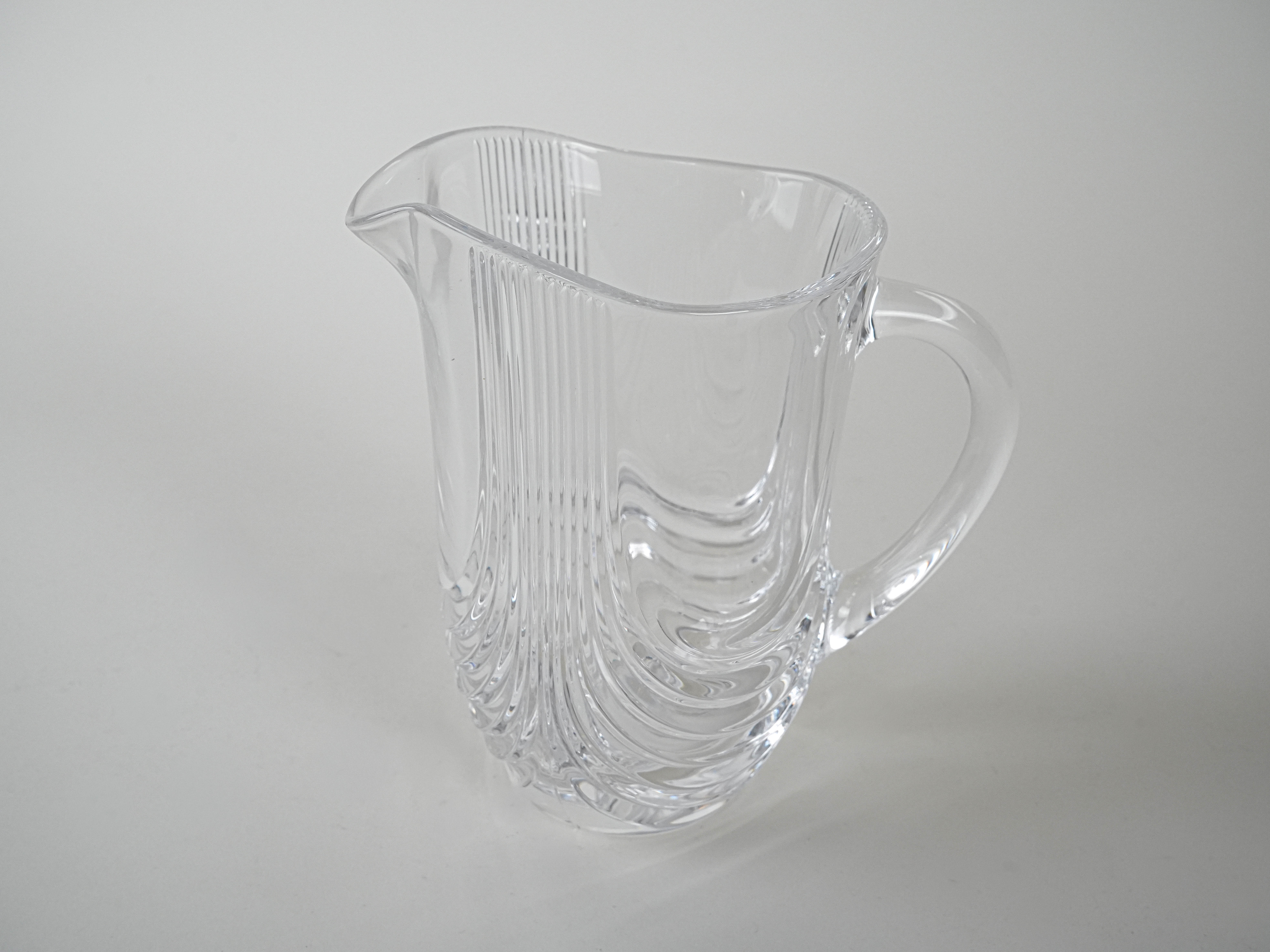 Kristallkaraffe Transparent 1970er Jahre
